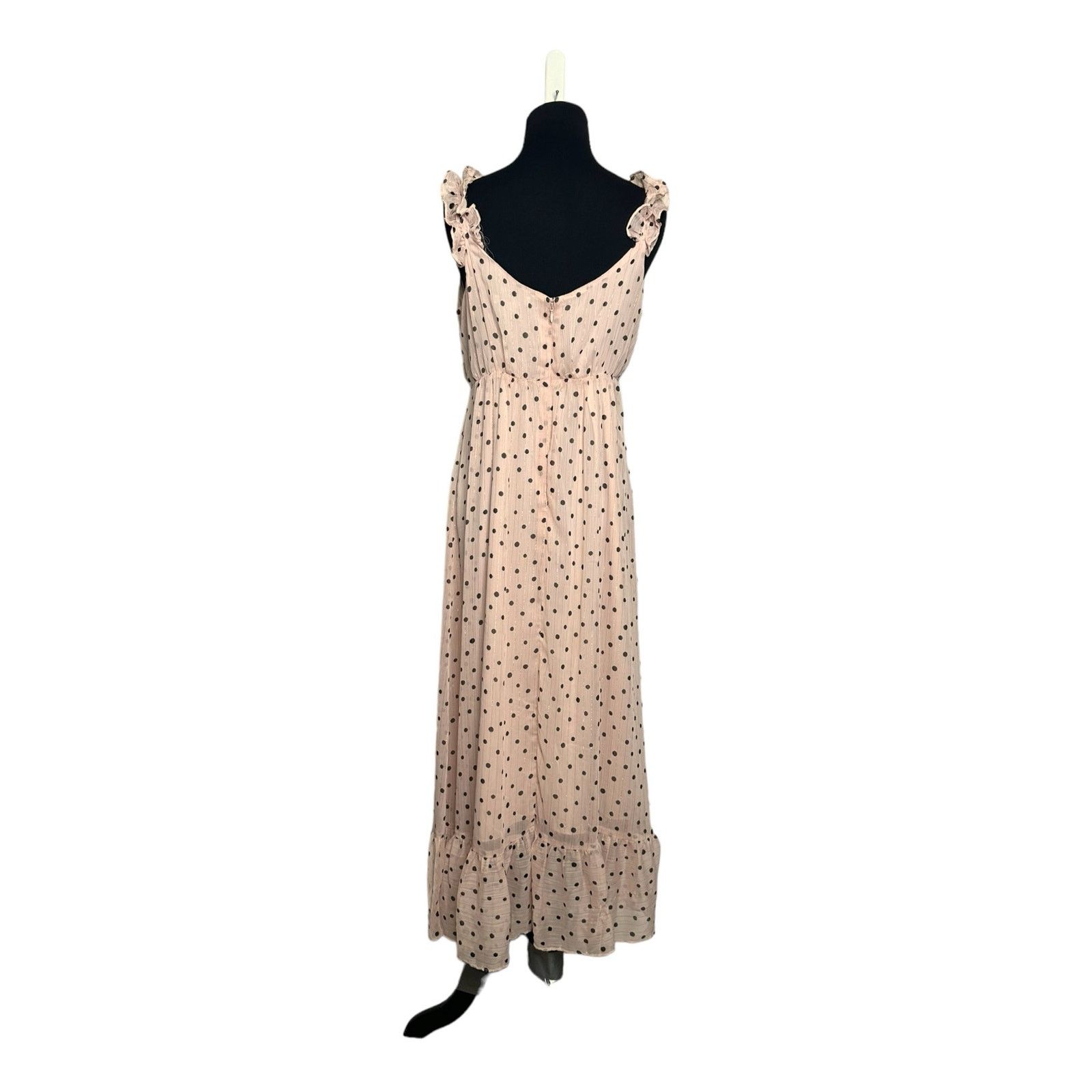 Madewell Madewell Polka Dots Ruffle Straps Maxi Dress Size 4 Size S / US 4 / IT 40 - 10 Thumbnail