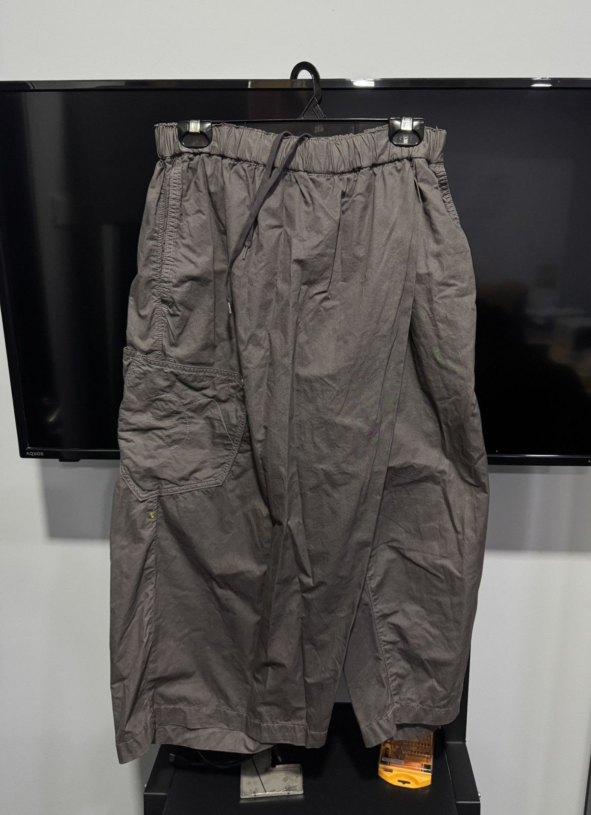 mercibeaucoup Mercibeaucoup by Issey Miyake wide cropped cargo pant Size US 32 / EU 48 - 1 Thumbnail