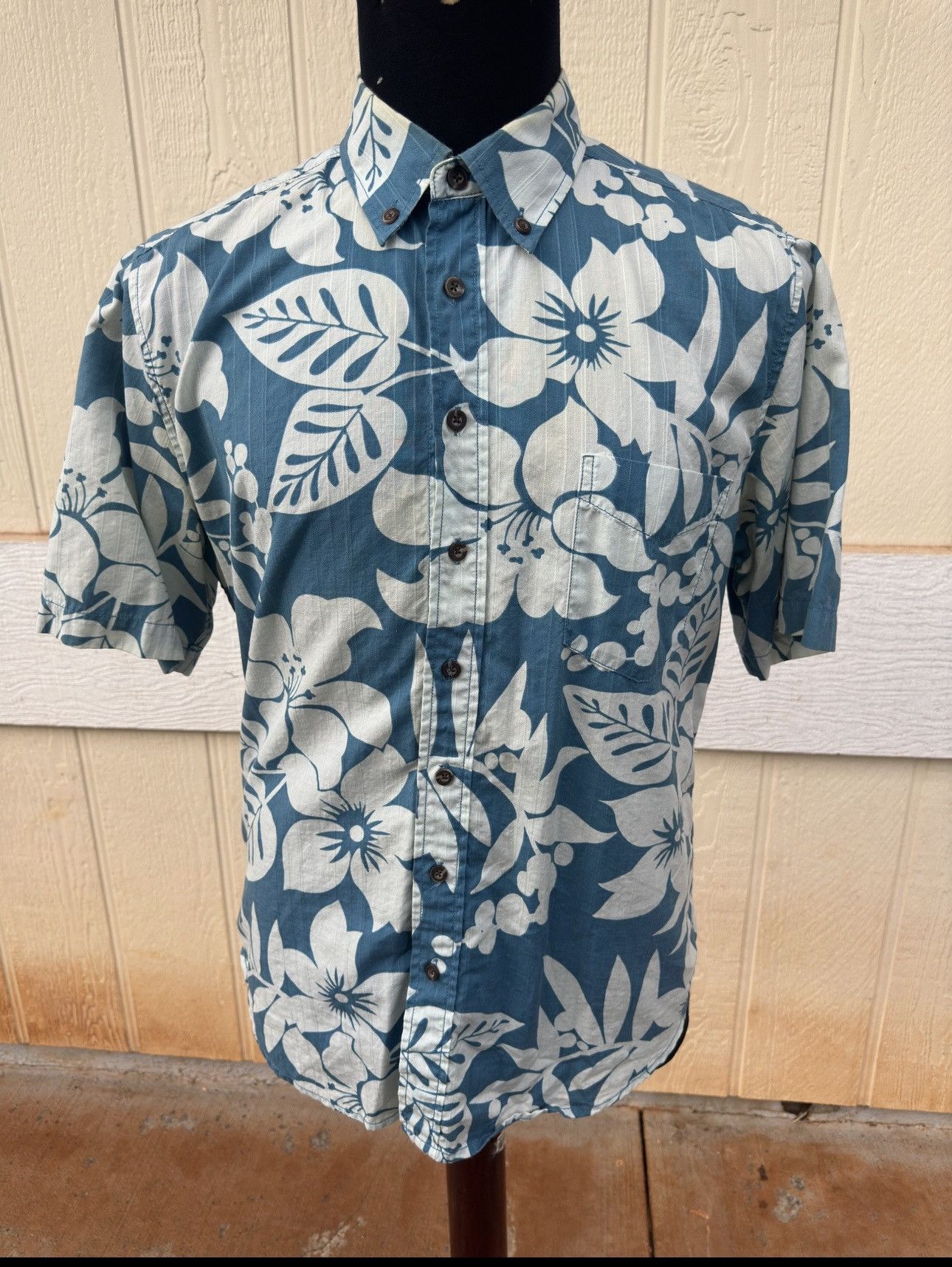 Reyn Spooner Reyn Spooner Hawaiian Print Green/White Men's Medium Size US M / EU 48-50 / 2 - 1 Thumbnail