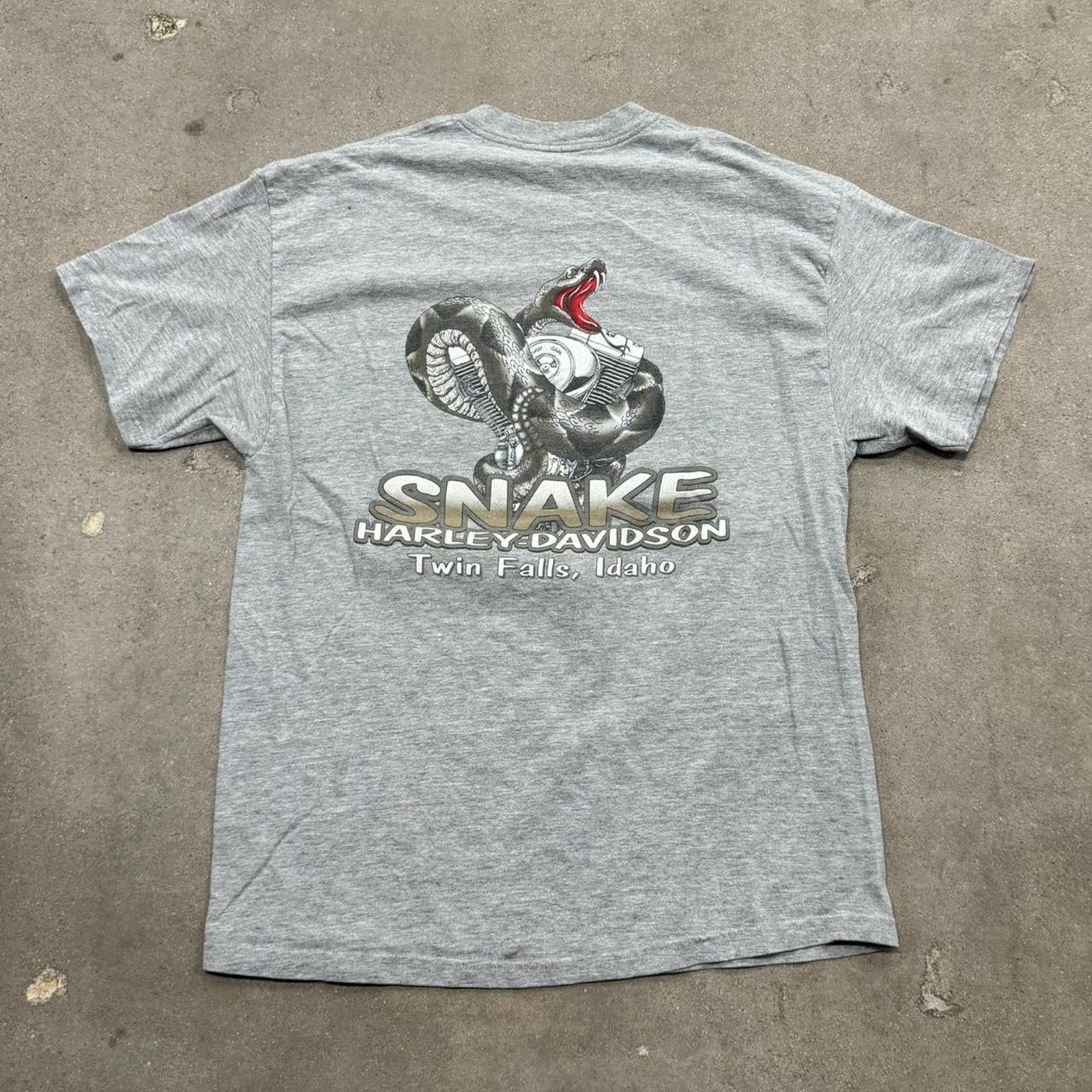 Harley Davidson Y2K Wolf Harley Davidson Tee Size US XL / EU 56 / 4 - 1 Thumbnail