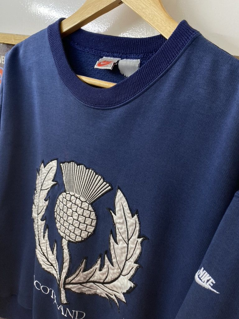 Nike 90s Vintage Nike Scotland Thistle Patch Sweatshirt Size US S / EU 44-46 / 1 - 7 Thumbnail