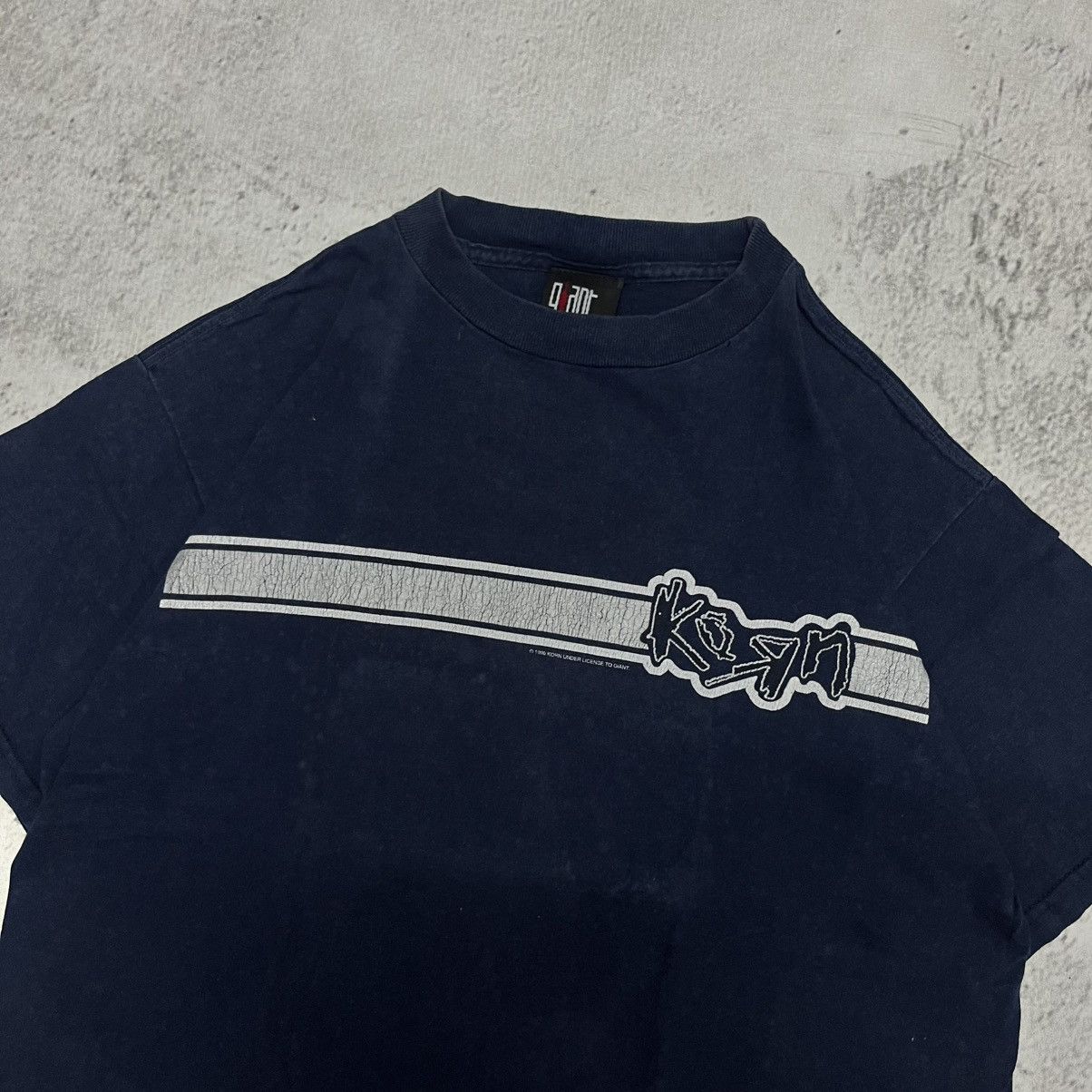 Band Tees Vintage Korn 1996s Racing Stripe By Giant Size US L / EU 52-54 / 3 - 2 Thumbnail