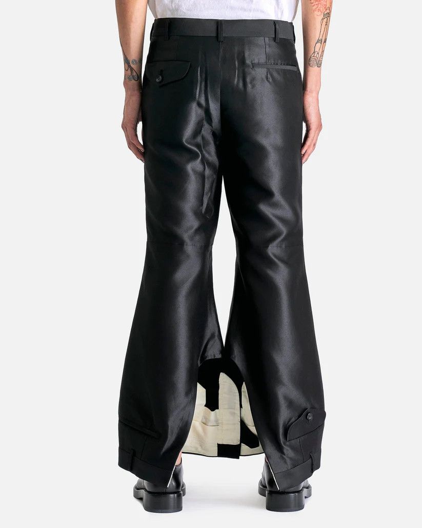 Comme des Garcons Homme Plus o1s1v1r1oon0925 Upside Down Pants in Black Size US 30 / EU 46 - 4 Thumbnail