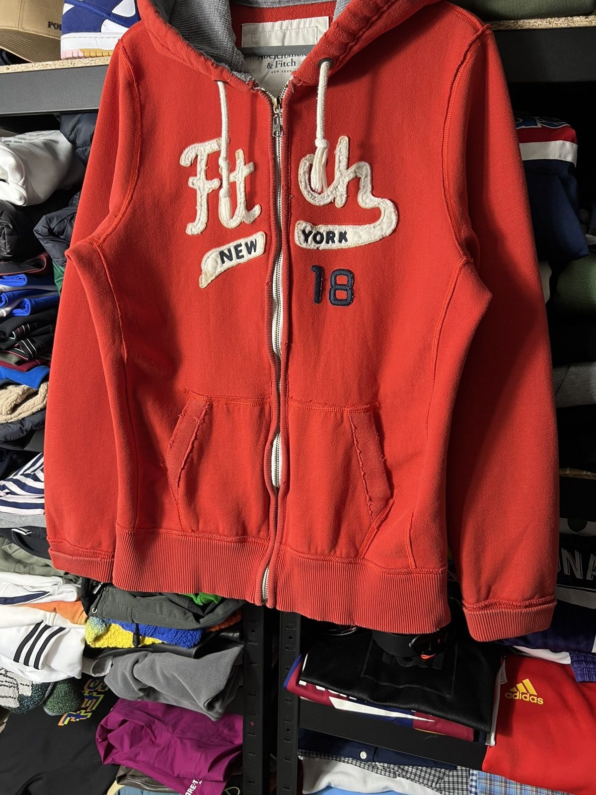 Abercrombie & Fitch Abercrombie & Fitch Vintage Full-Zip Hoodie – Size XL Size US XL / EU 56 / 4 - 3 Thumbnail