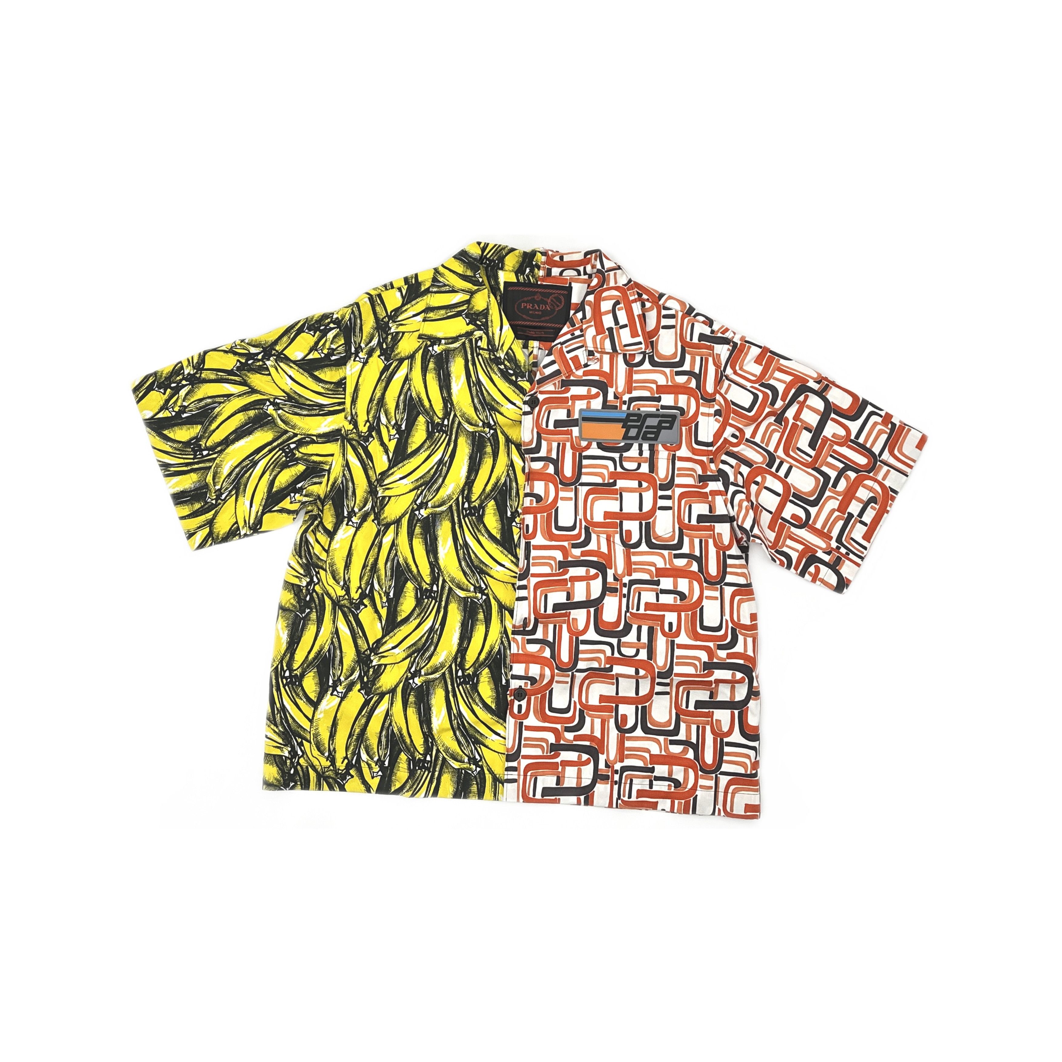 Prada Double match flames print shirt | Grailed