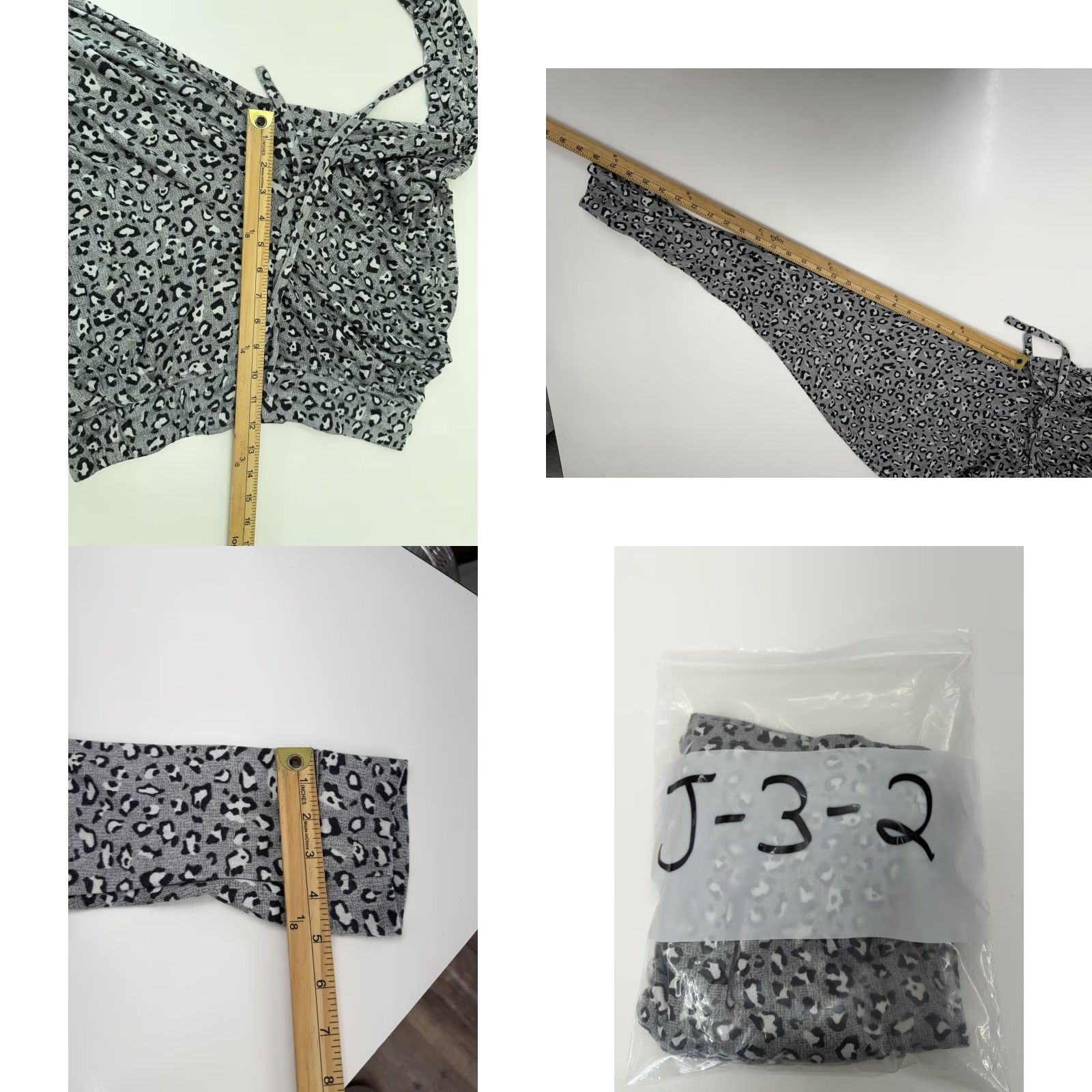 Vintage Secret Treasures Womens PJ Pants Size Large Gray Animal Print Jogger Soft Size 36" / US 14 / IT 50 - 8 Thumbnail