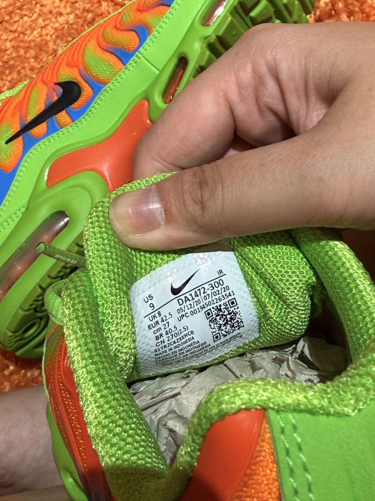 Nike × Supreme Nike Air Max Plus TN x Supreme Shoes Size US 9 / EU 42 - 10 Thumbnail