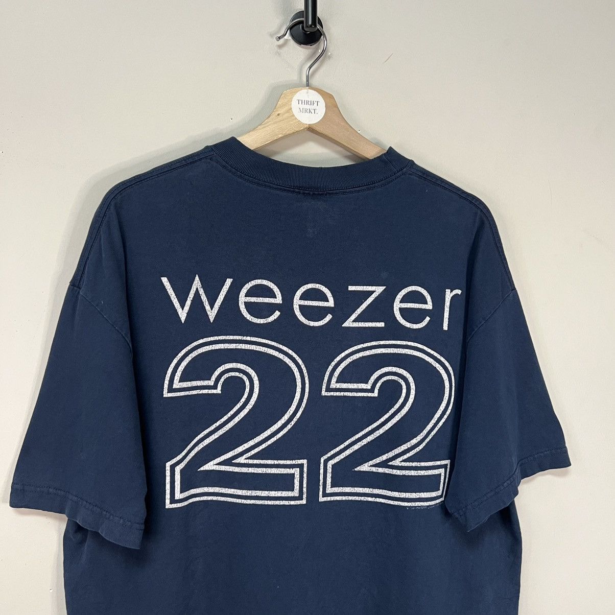 Band Tees × Vintage Vintage Weezer Blue Album Band Tee Size US XL / EU 56 / 4 - 2 Thumbnail