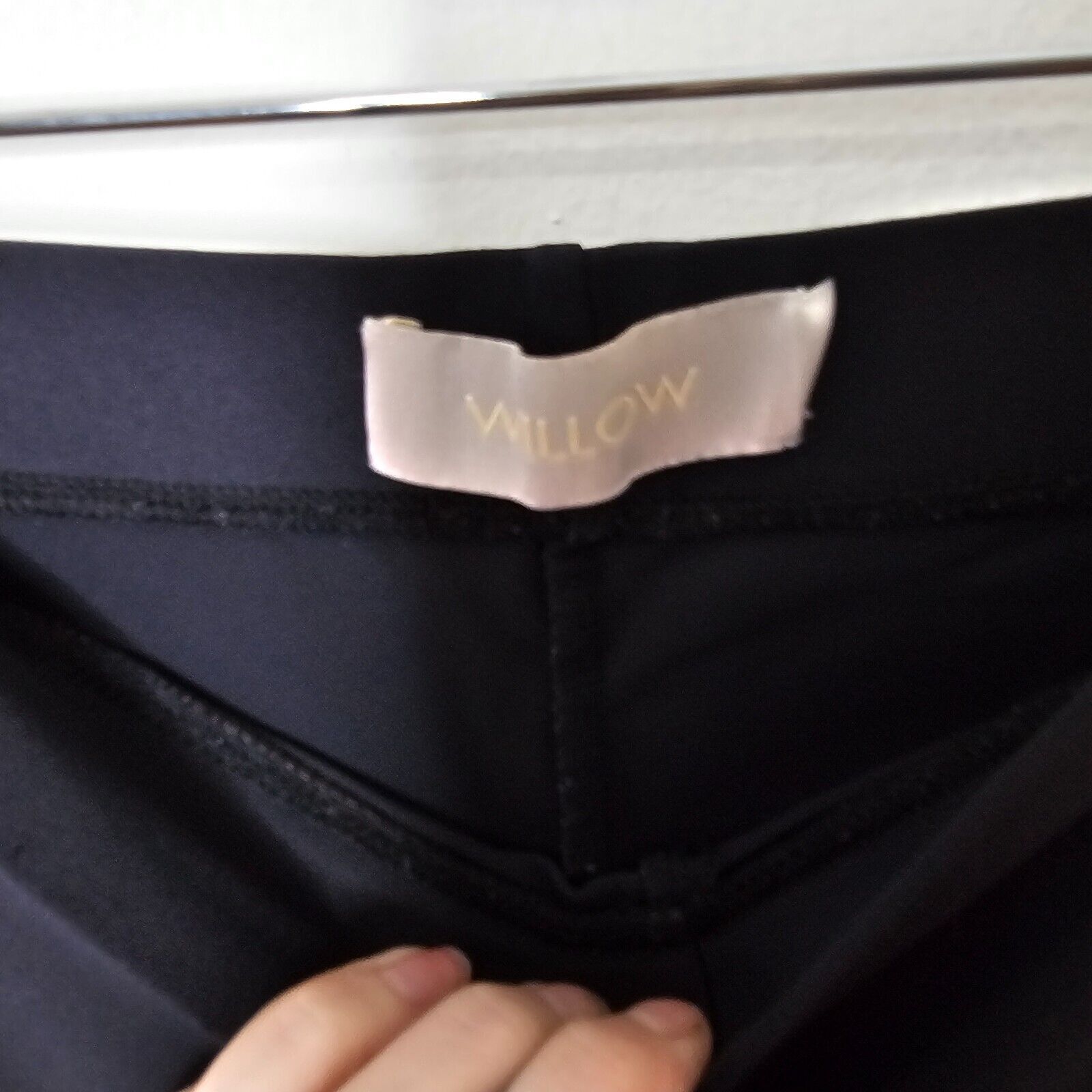 Other Willow Jet Black Laser Cut High Waist Legging Pants Medium Size 30" / US 8 / IT 44 - 6 Thumbnail