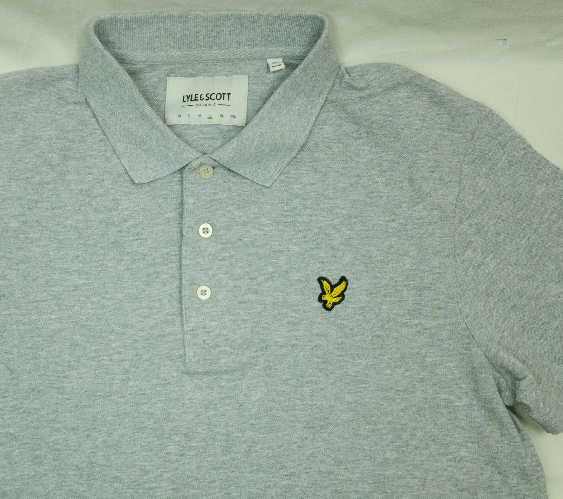 Lyle & Scott Lyle Scott mens polo top cotton size L excl Size US L / EU 52-54 / 3 - 4 Thumbnail
