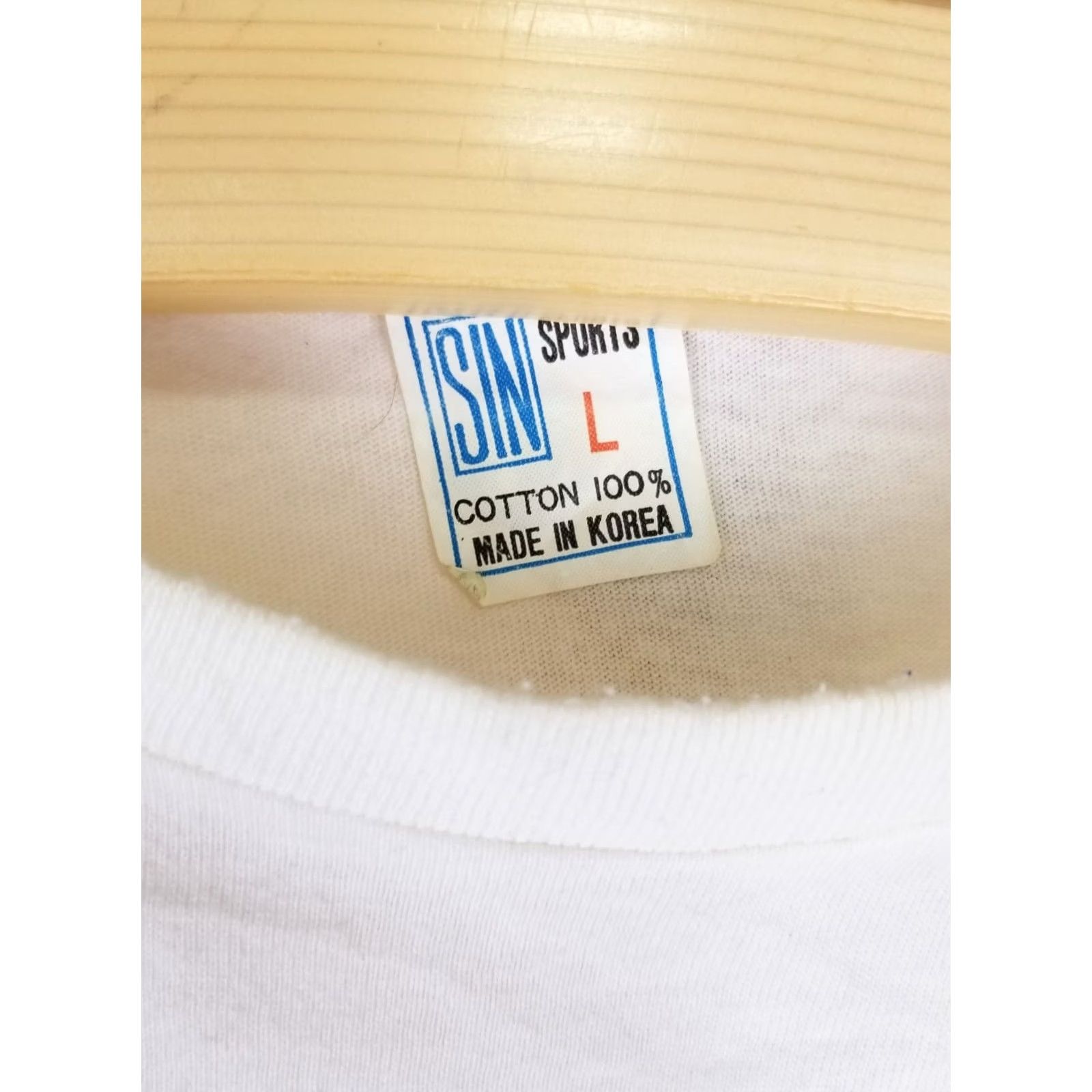 Vintage VINTAGE 1988 SEOUL OLYMPIC GAME WHITE COTTON SINGLE STITCH T-SHIRT SZ LARGE Size US L / EU 52-54 / 3 - 3 Thumbnail