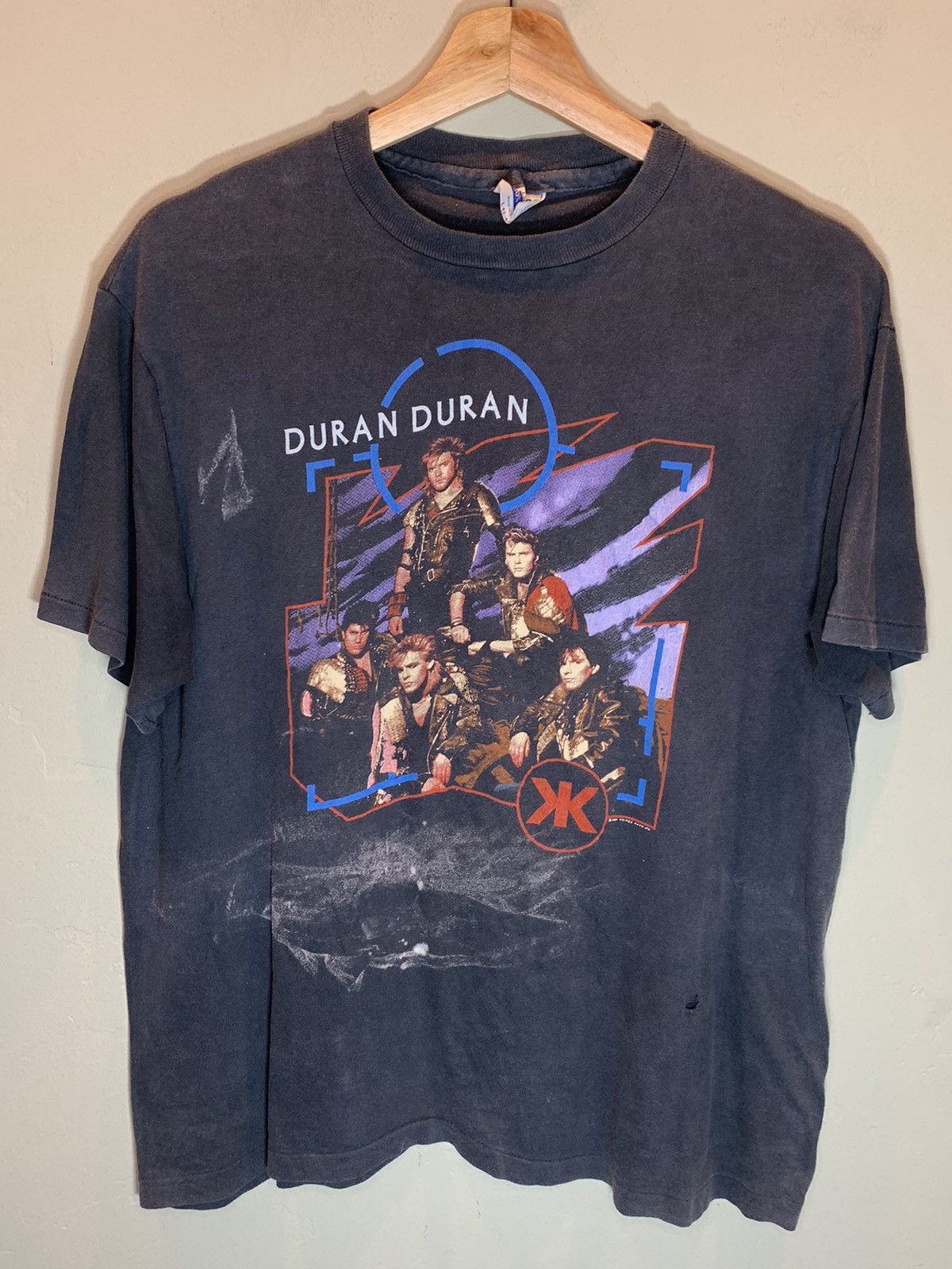 Band Tees *RARE* Vintage 80’s Duran Duran Single Stitch Faded T-Shirt Size US L / EU 52-54 / 3 - 1 Thumbnail