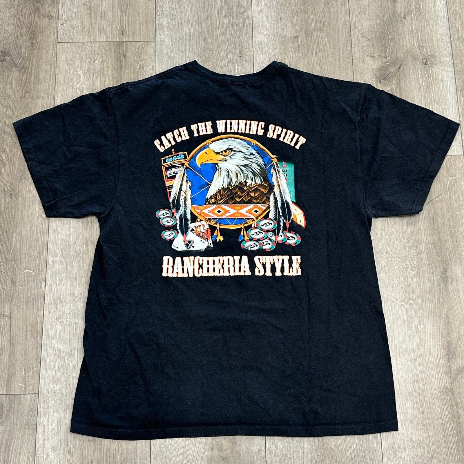 Vintage Jackson Rancheria American Eagle Spirit Tee T Shirt size XL Size US XL / EU 56 / 4 - 1 Thumbnail