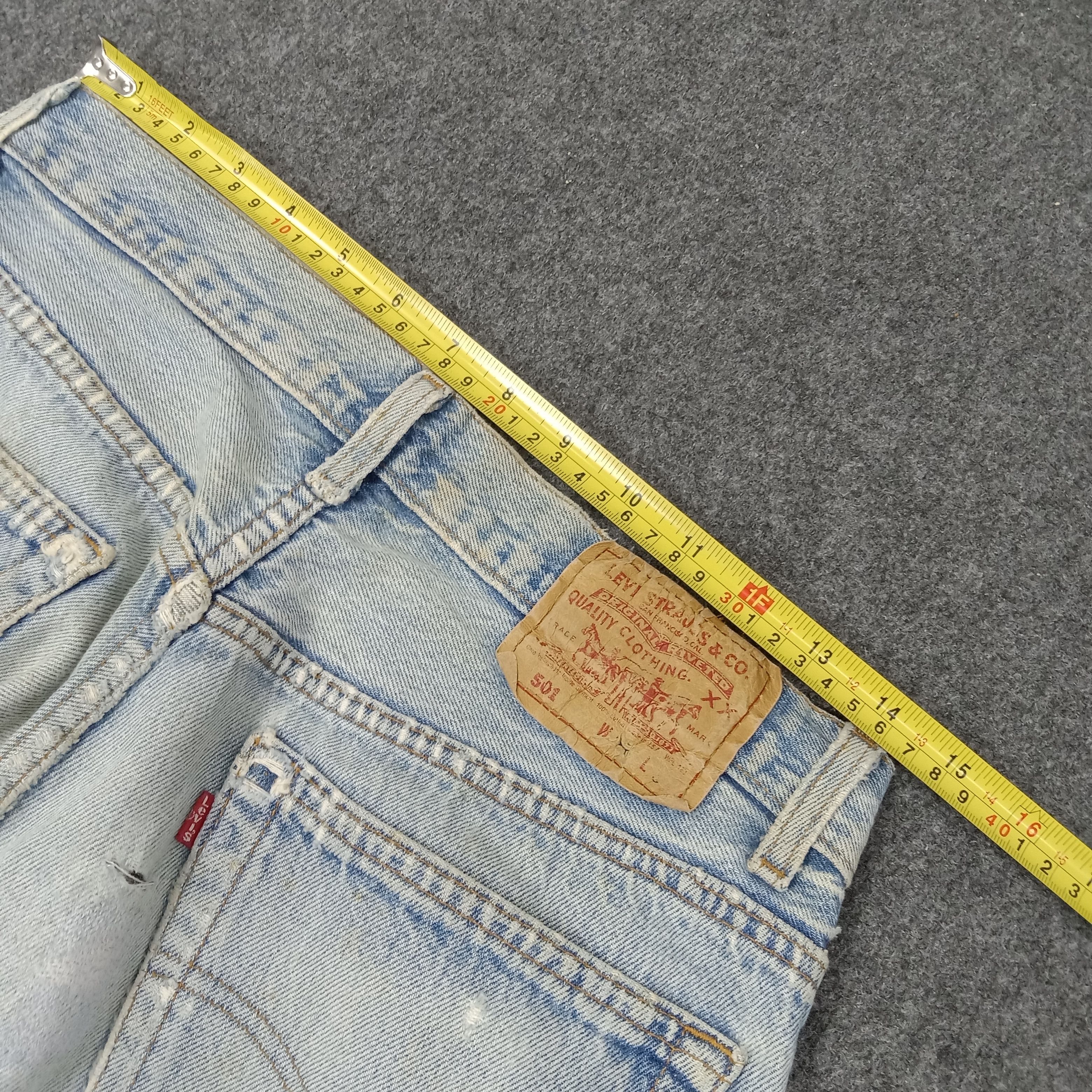 Levi's Levi's 501 Distressed Style Denim Jeans C228N23 Size US 30 / EU 46 - 10 Thumbnail