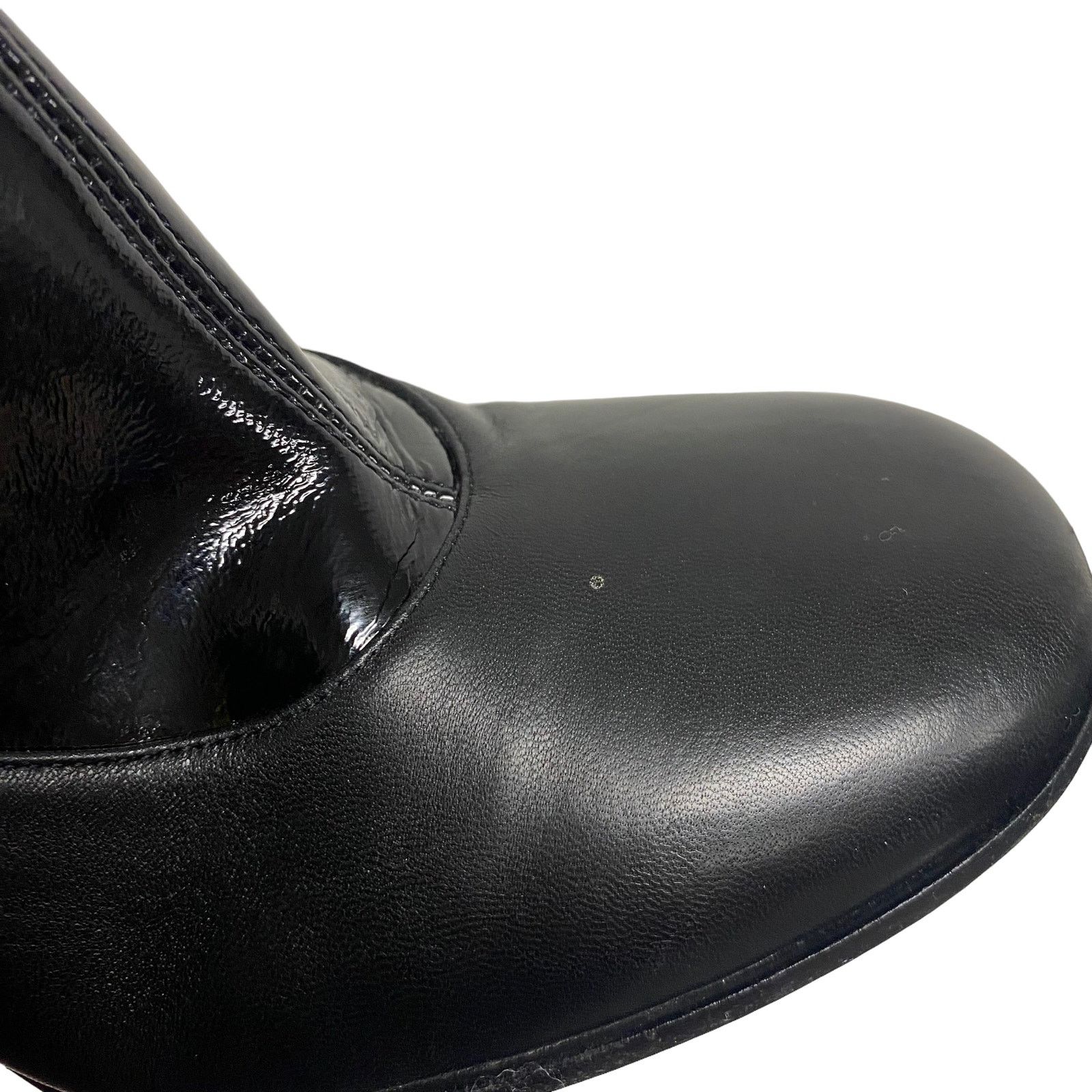 Wandler Wandler Womens Size 7 Lesly Black Patent Leather Heel Boots Size US 7 / IT 37 - 9 Thumbnail