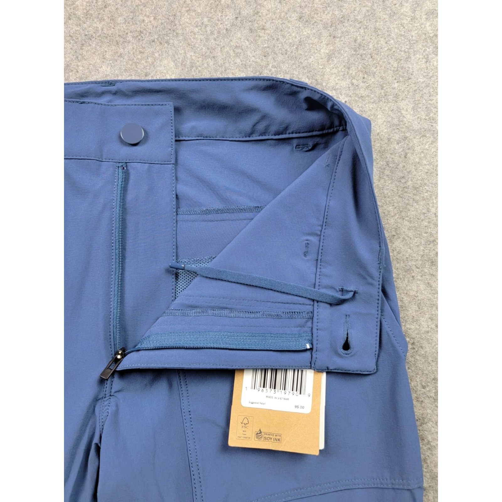 The North Face The North Face Project Pant Mens 28 Long Blue Regular Fit Nylon Spandex Water Resistant Pockets Outdoor Activewear Pants Size US 28 / EU 44 - 4 Thumbnail
