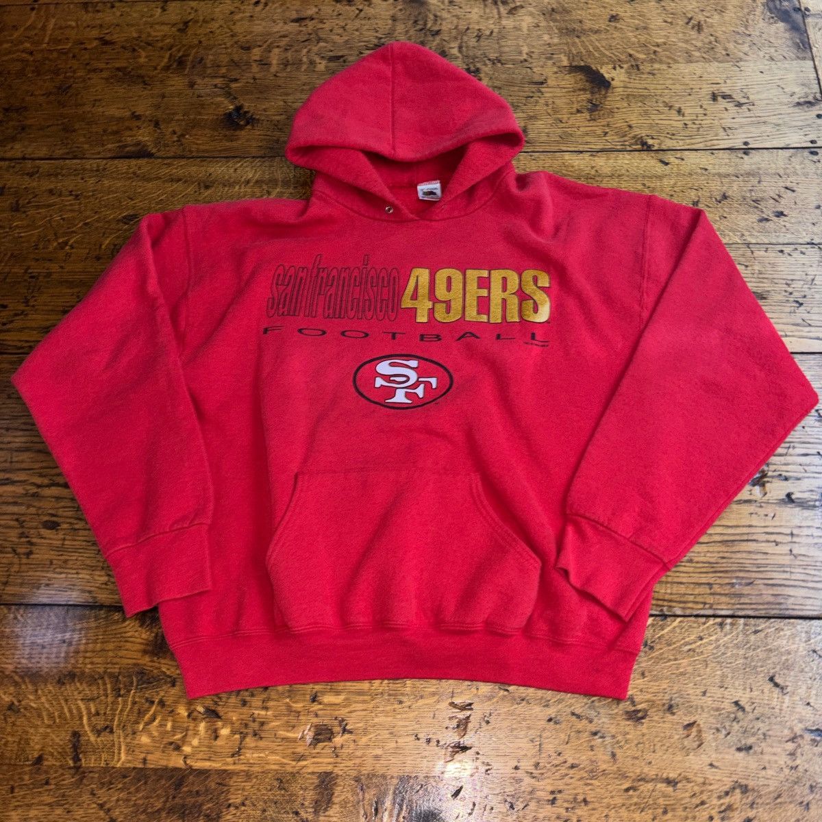 Fruit Of The Loom Vintage 1994 San Francisco 49ers hoodie Size US XL / EU 56 / 4 - 1 Thumbnail