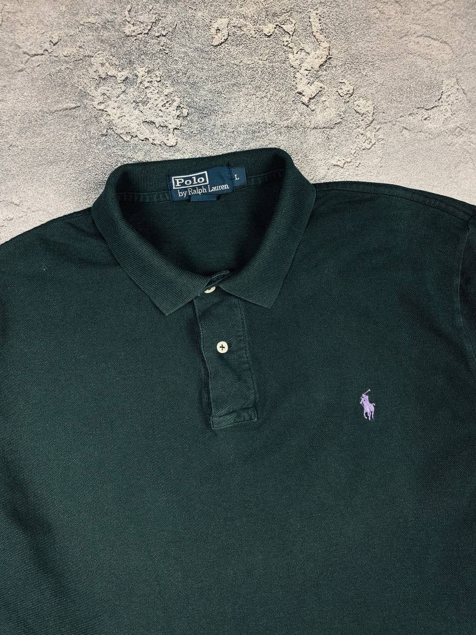 Polo Ralph Lauren Polo Ralph Lauren Men's Dark Gray Long Sleeve Polo Shirt Size US L / EU 52-54 / 3 - 6 Thumbnail