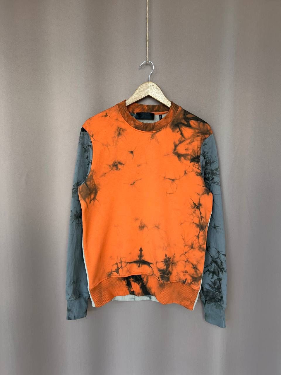 Helmut Lang Helmut Lang Tie Dye Logo Crew Sweatshirt Mens Size S/M Size US S / EU 44-46 / 1 - 1 Thumbnail