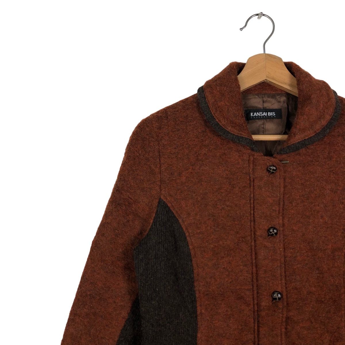 Japanese Brand 🔥90’s Vintage Wool Chore Work Jacket Kansai Bis Japan Made Size M / US 6-8 / IT 42-44 - 7 Thumbnail