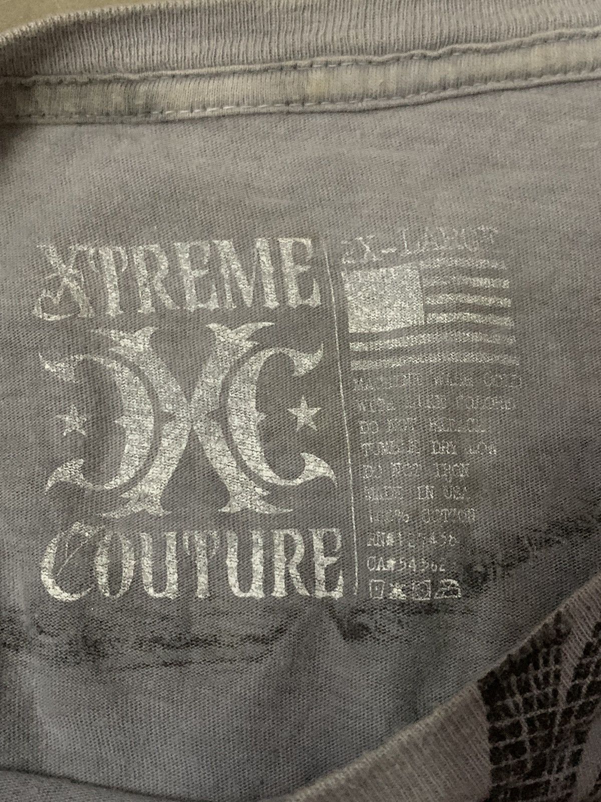 Affliction Nice Graphics Extreme Coutures Tee Size US XL / EU 56 / 4 - 4 Thumbnail