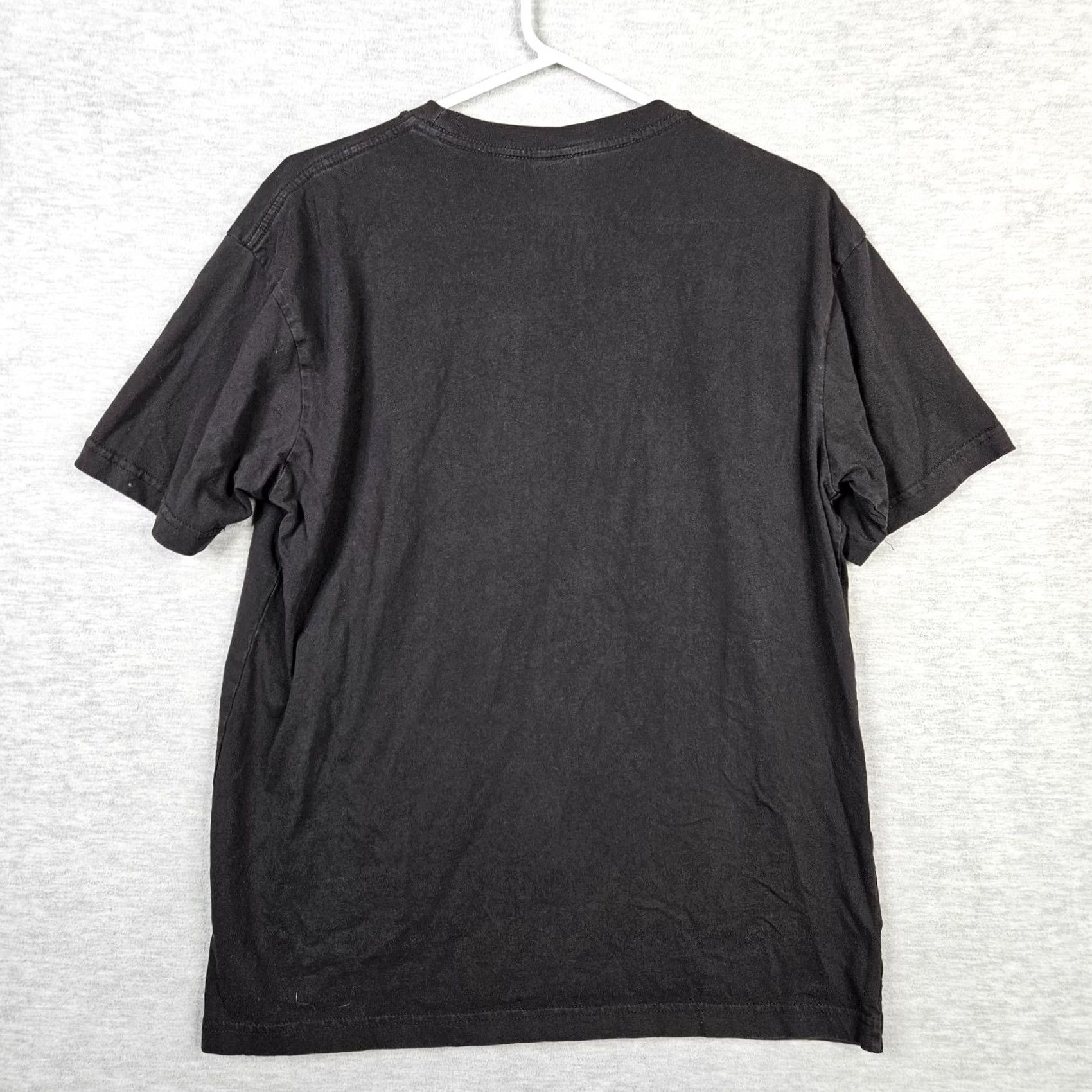 Upper Playground UPPER PLAYGROUND Men Black Short Sleeve Cassettes Graphic Tee L Shirt T-Shirt Logo Casual Modern Fit Size US 33 - 6 Thumbnail