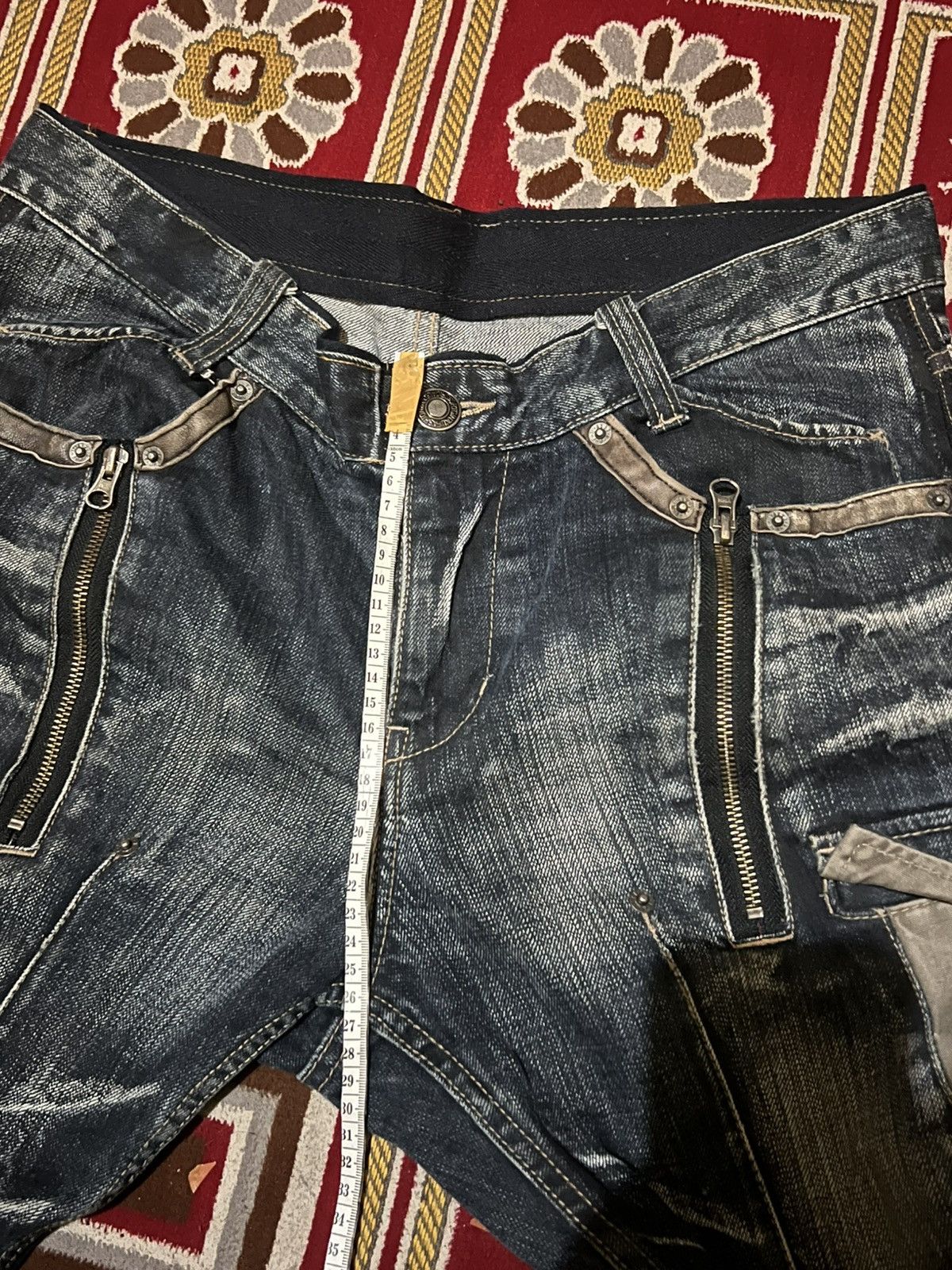 PPFM PPFM Multi Zip Denim Size US 33 - 10 Thumbnail