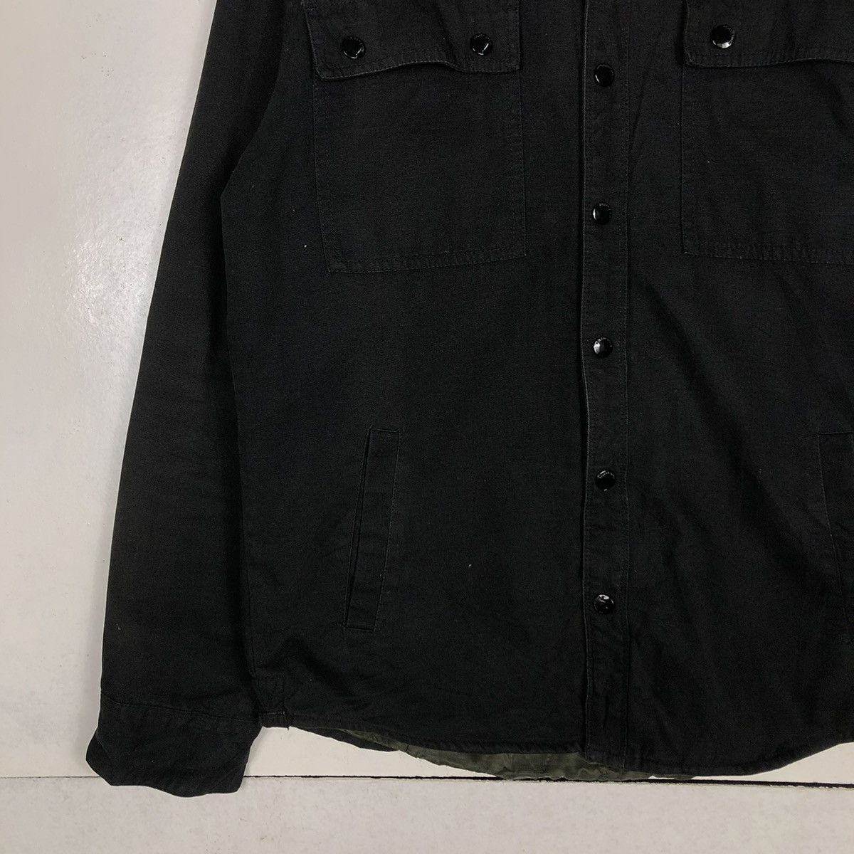Japanese Brand 📌VINTAGE BIKER WOOL JACKET VOLCOM CARGO POCKET Size US M / EU 48-50 / 2 - 6 Thumbnail