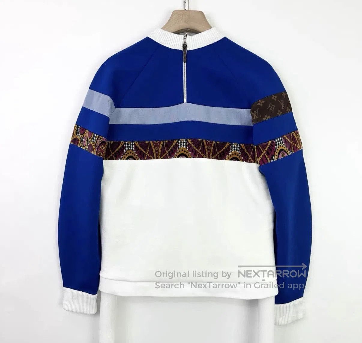 Louis Vuitton Blue Striped Patterned Long Sleeve Sweatshirt. Size US S / EU 44-46 / 1 - 2 Thumbnail