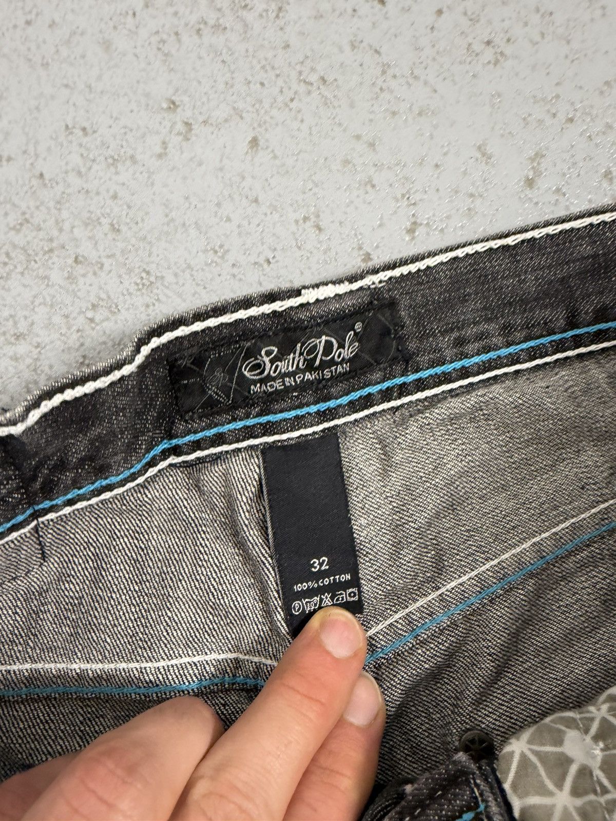 Southpole Vintage Southpole Comic Embroidered Logo Skate Y2K Jeans Size US 32 / EU 48 - 14 Thumbnail
