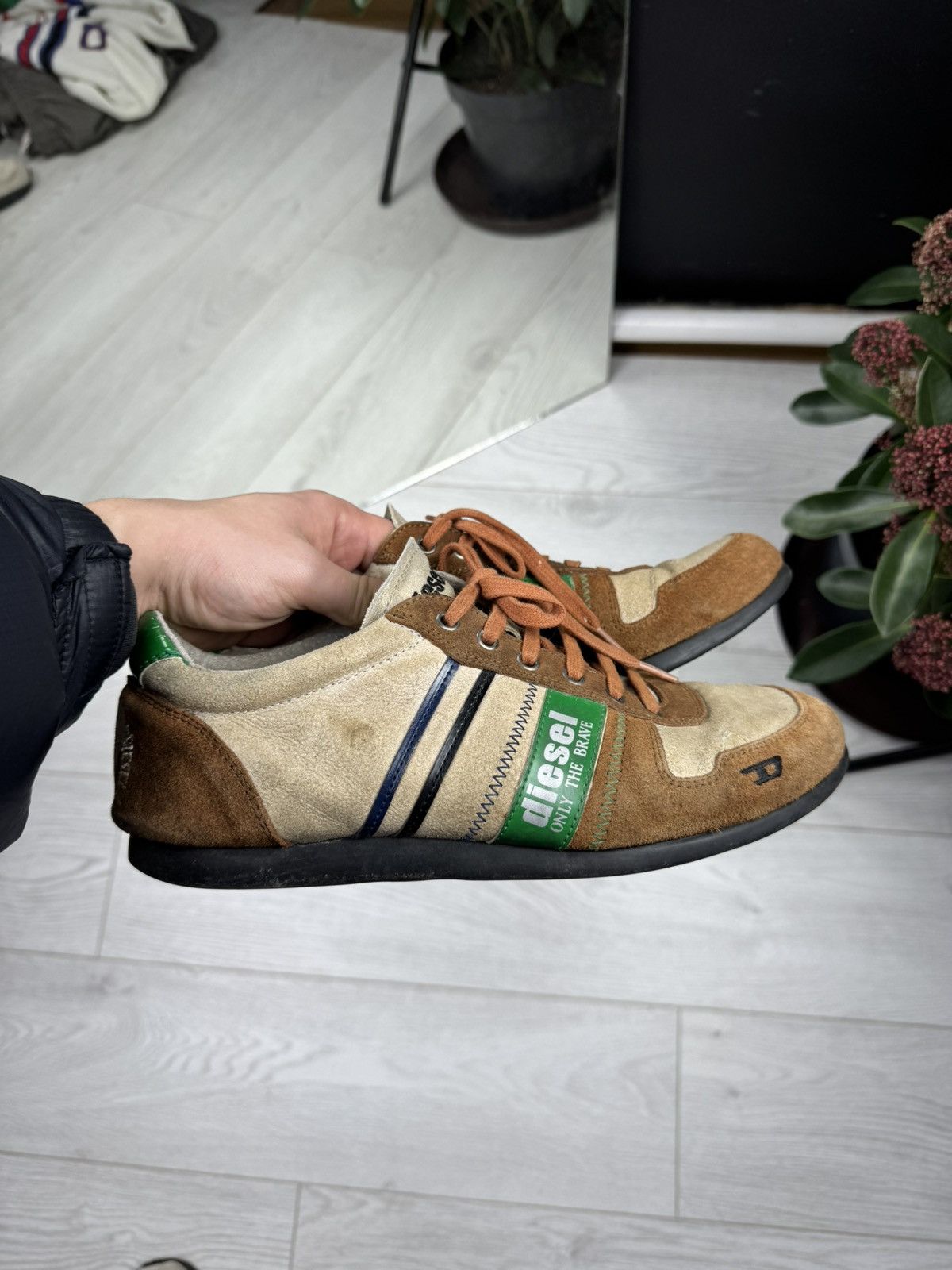 Diesel Genuine Leather Vintage 1990 s Vintage Diesel Shaeln Leather Shoes Grailed