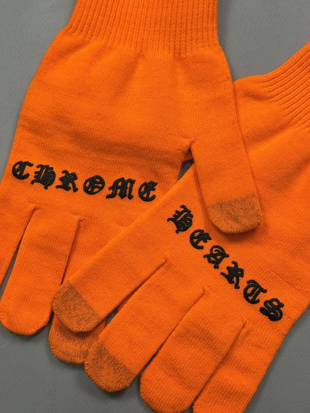 Chrome Hearts Chrome Hearts Logo Workwear Gloves(Orange/M) Size ONE SIZE - 6 Thumbnail