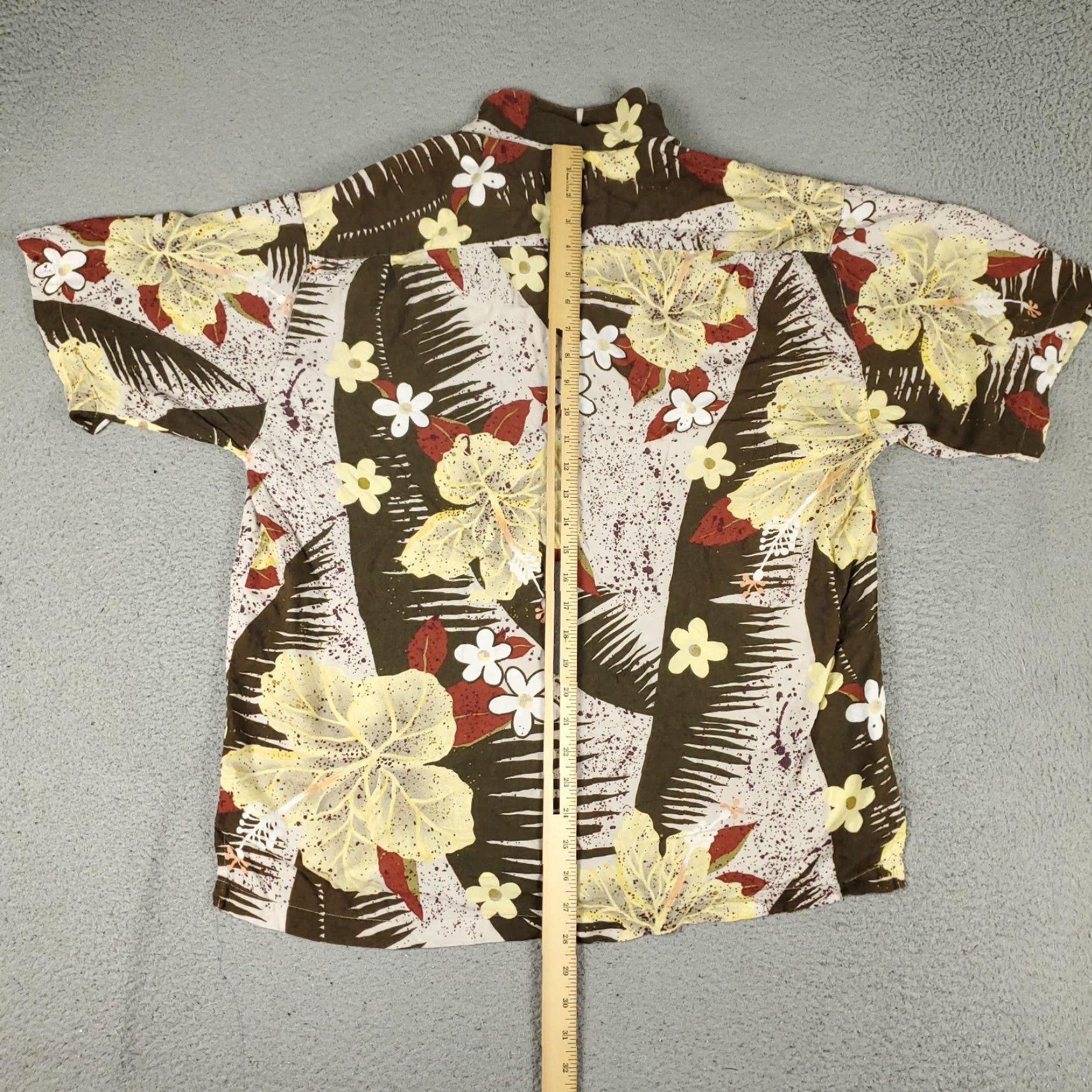 Tommy Bahama Tommy Bahama Shirt Mens Large Brown Rayon Hawaiian Button Up Short Sleeve Shirt Size US L / EU 52-54 / 3 - 4 Thumbnail
