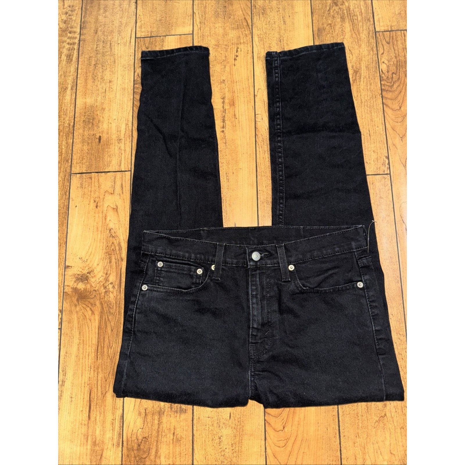 Levi's × Vintage Levi’s 510 Men’s Skinny Jeans Black Denim 30x30 Size US 30 / EU 46 - 3 Thumbnail