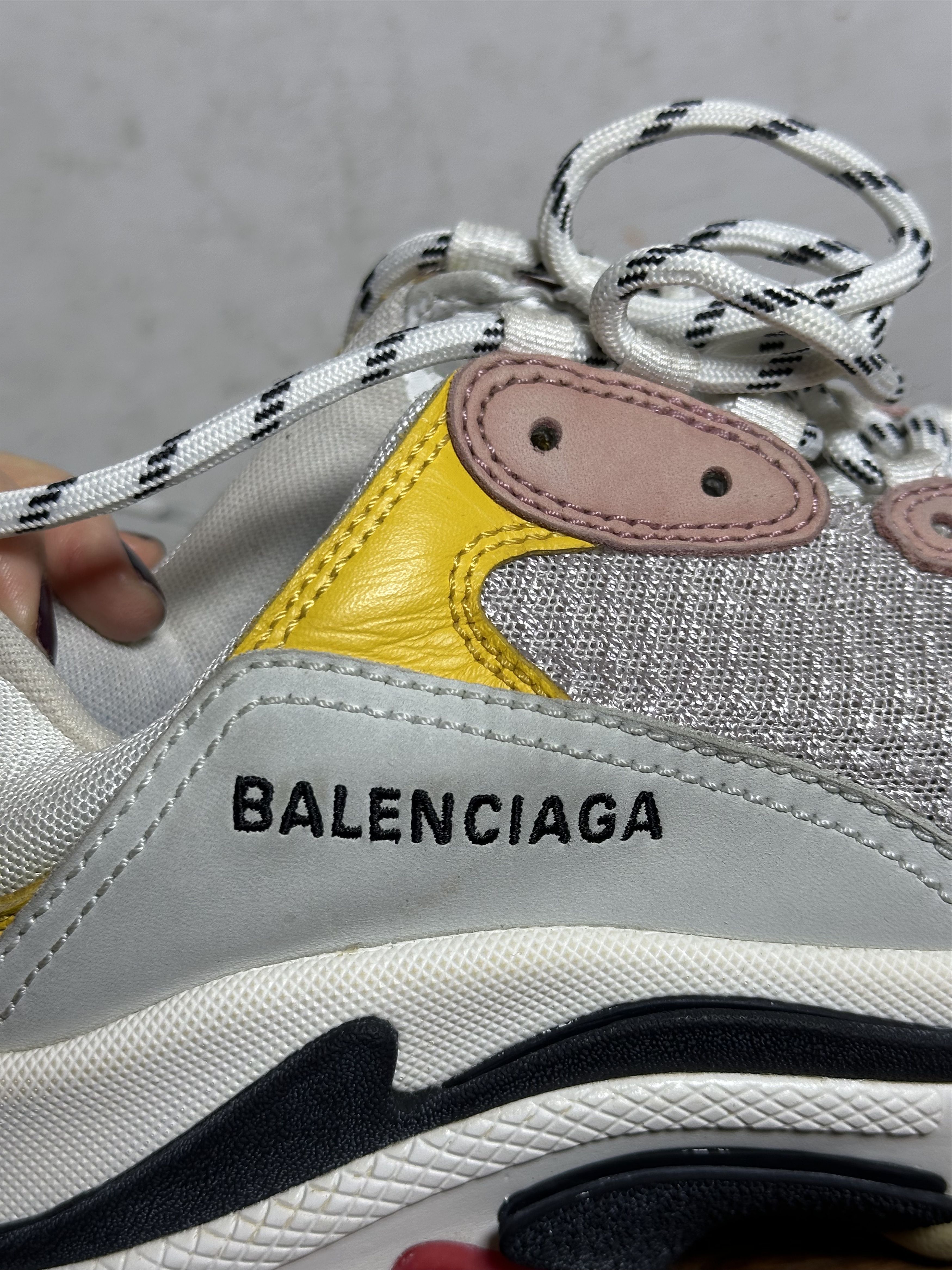 Balenciaga Balenciaga Triple S Yellow White W Size US 9 / IT 39 - 17 Thumbnail