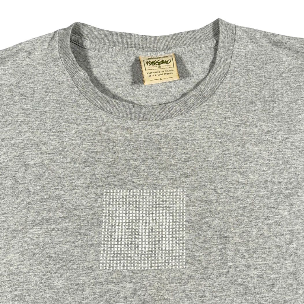 Mossimo VINTAGE Mossimo Shirt Adult LARGE Gray Skater Halftone Dot Logo 90s Shirt Mens XL Gray Size US L / EU 52-54 / 3 - 2 Thumbnail