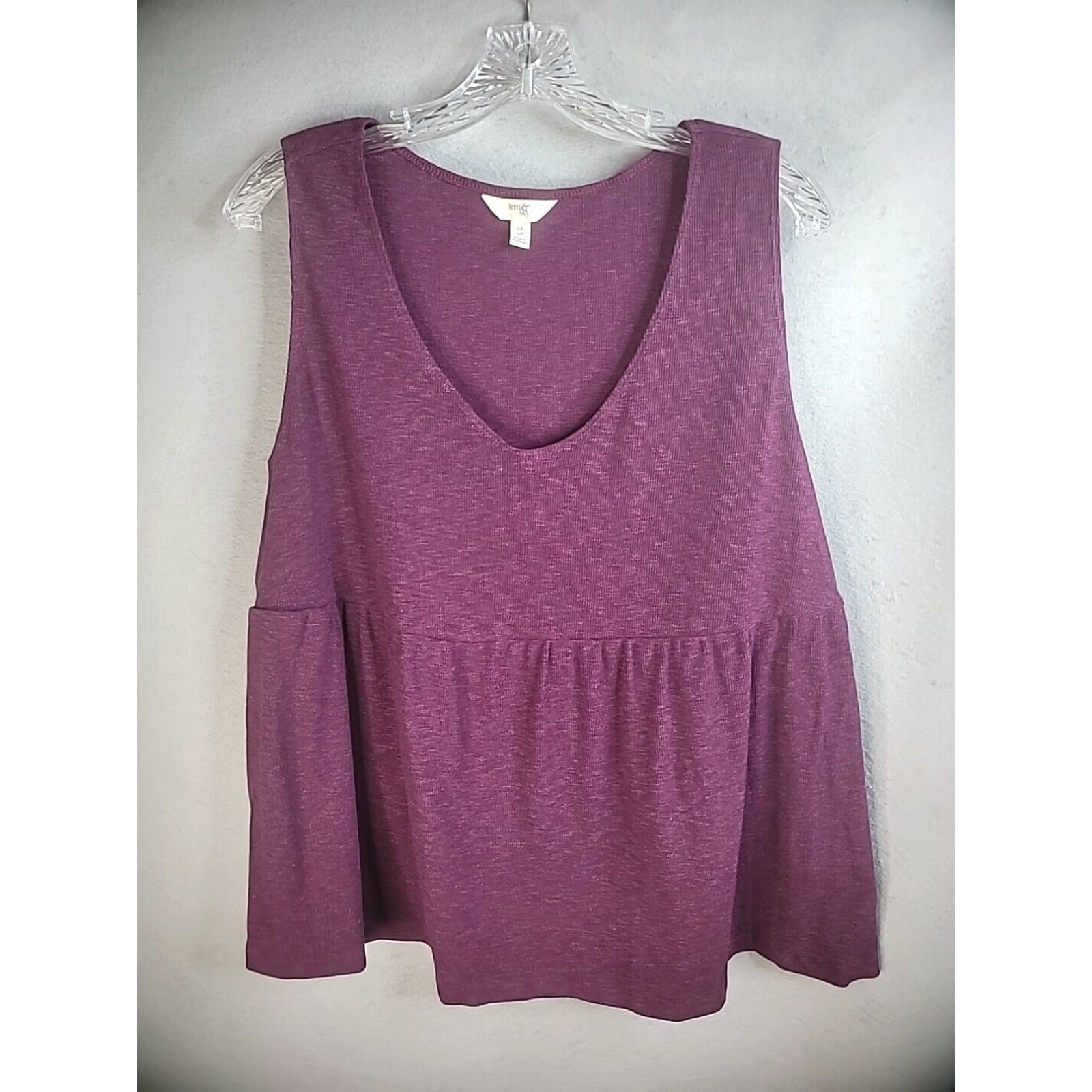 Truly madly deeply peplum tank sales