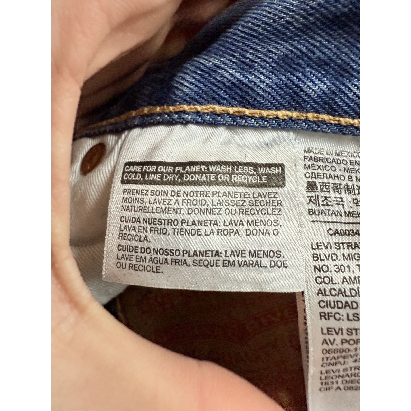 DENIM TEARS Denim Tears Jeans Black Clay Used 33 Size US 33 - 5 Thumbnail