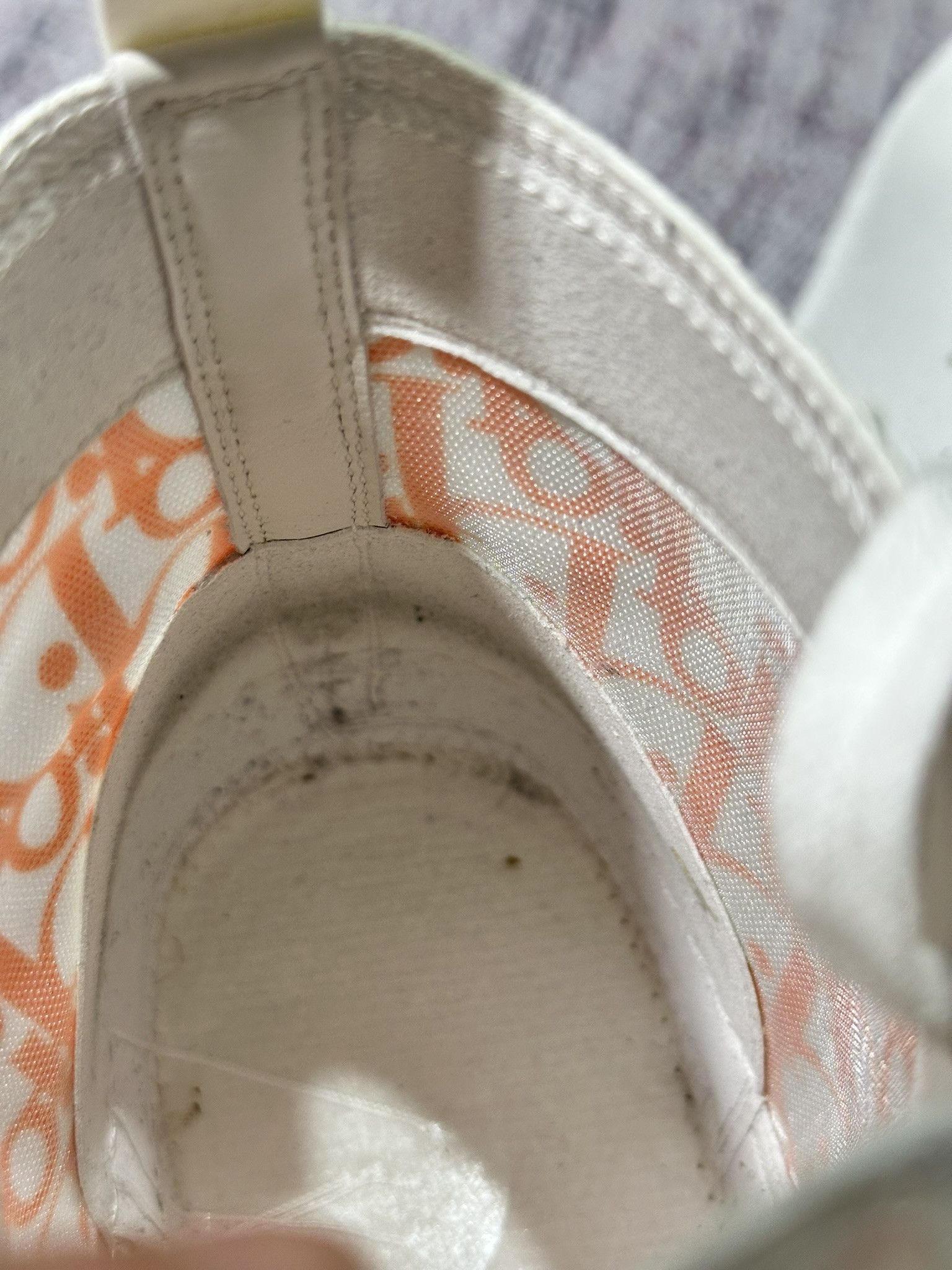 Dior Dior B23 High-top Oblique Sneakers Canvas Orange Monogram Size US 9.5 / EU 42-43 - 15 Thumbnail