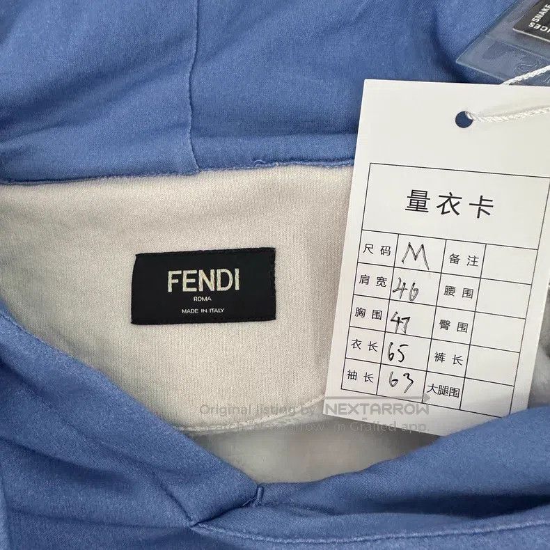 Fendi Fendi Color Blocked Fashion Hoodie Size US M / EU 48-50 / 2 - 4 Thumbnail