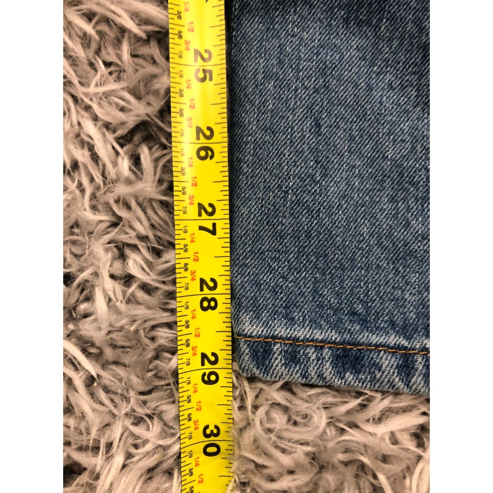 Levi's Levi's 550 Relaxed Straight Jeans Size 42x30 Mens Mid Rise Medium Wash Blue Size US 42 / EU 58 - 3 Thumbnail
