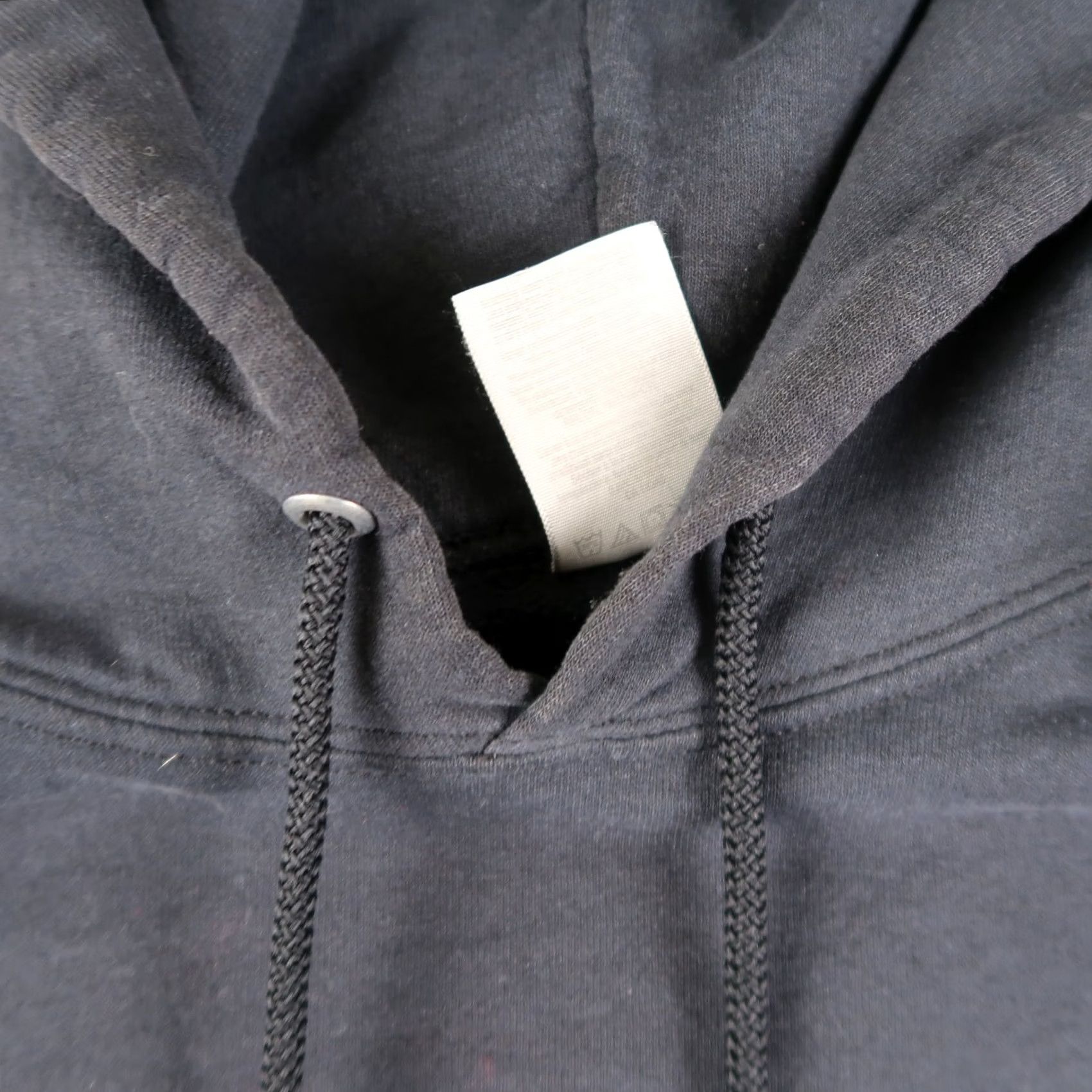 Vintage VINTAGE Xpo Logistics Black Hoodie Sweatshirt XL XLarge Distressed Logo Graphic Print Mens Hooded Pullover Size US XL / EU 56 / 4 - 4 Thumbnail