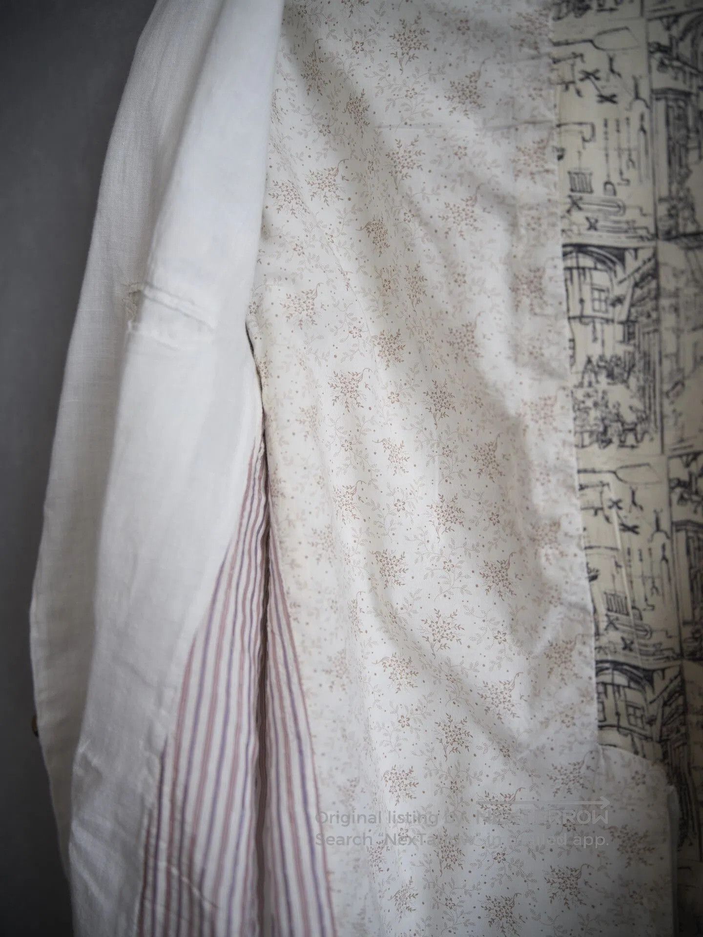 Geoffrey B. Small Geoffrey B. Small Antique Button Linen Suit. Size US L / EU 52-54 / 3 - 8 Thumbnail