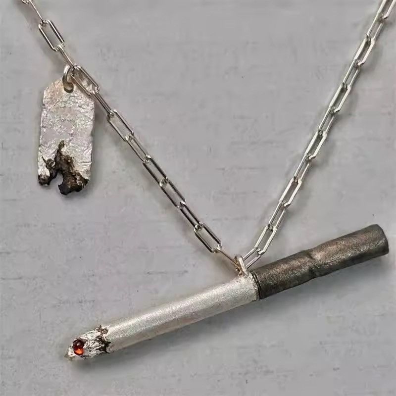 Jewelry Streetwear Punk Goth Cigarettes Necklace Pendant Size ONE SIZE - 1 Thumbnail