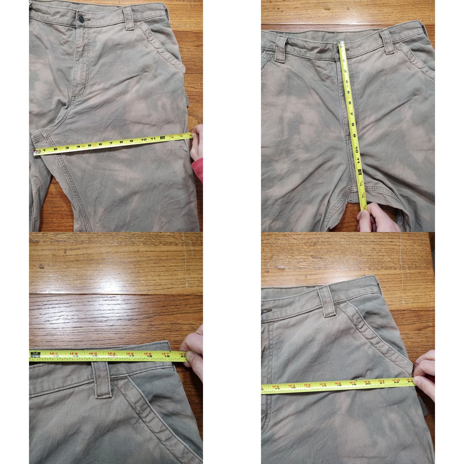 Carhartt Carhartt Carpenter Pants Brown Acid Wash Tie Dye Canvas Mens 38x30 Grunge Workwear Size US 38 / EU 54 - 8 Thumbnail