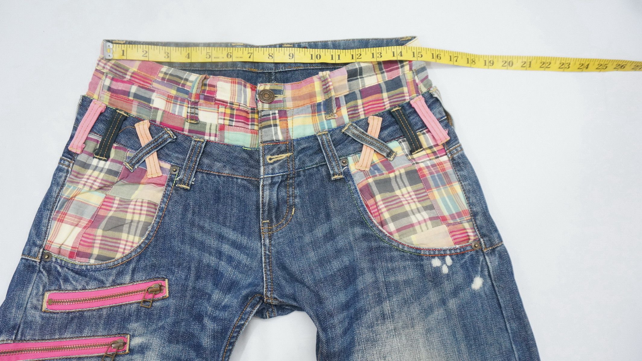 Japanese Brand 🔥Vintage Dominate Handcrafted Doublewaist Jeans Size US 30 / EU 46 - 8 Thumbnail