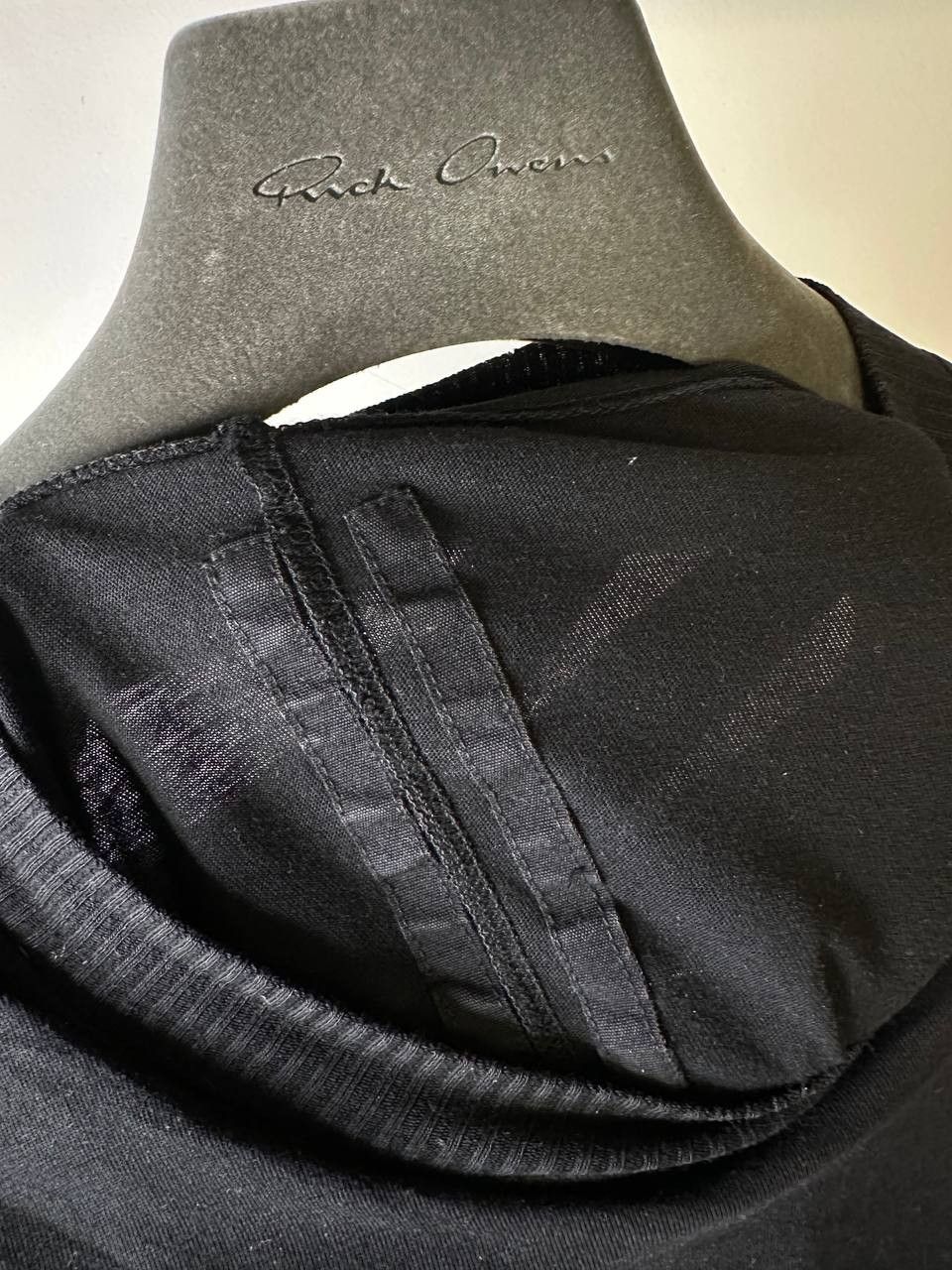 Rick Owens Rick Owens Black long-sleeved T-shirt Size US L / EU 52-54 / 3 - 7 Thumbnail