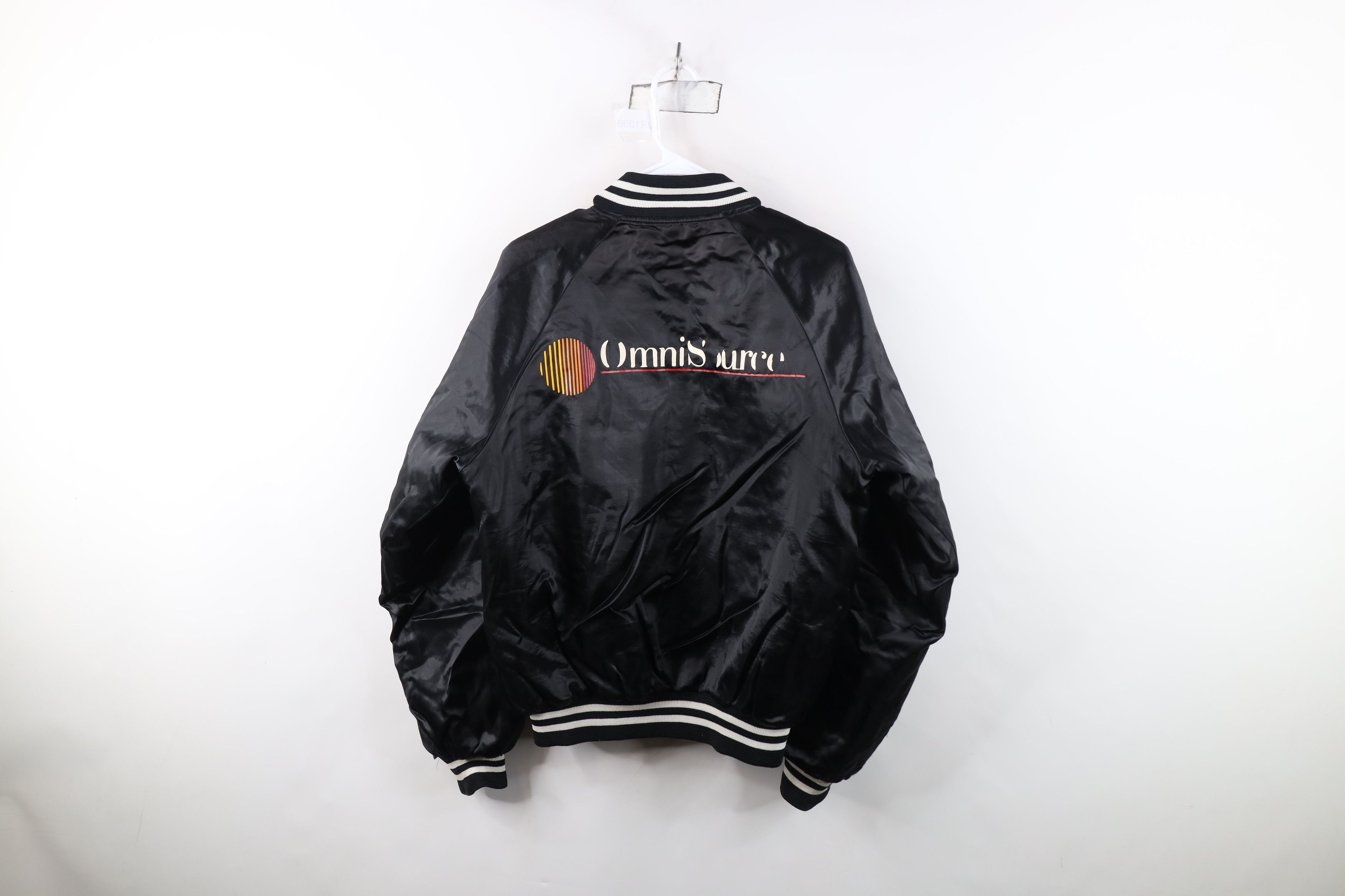 Vintage Vintage 80s 90s Omni Source Quilted Satin Bomber Jacket USA Size US M / EU 48-50 / 2 - 16 Thumbnail