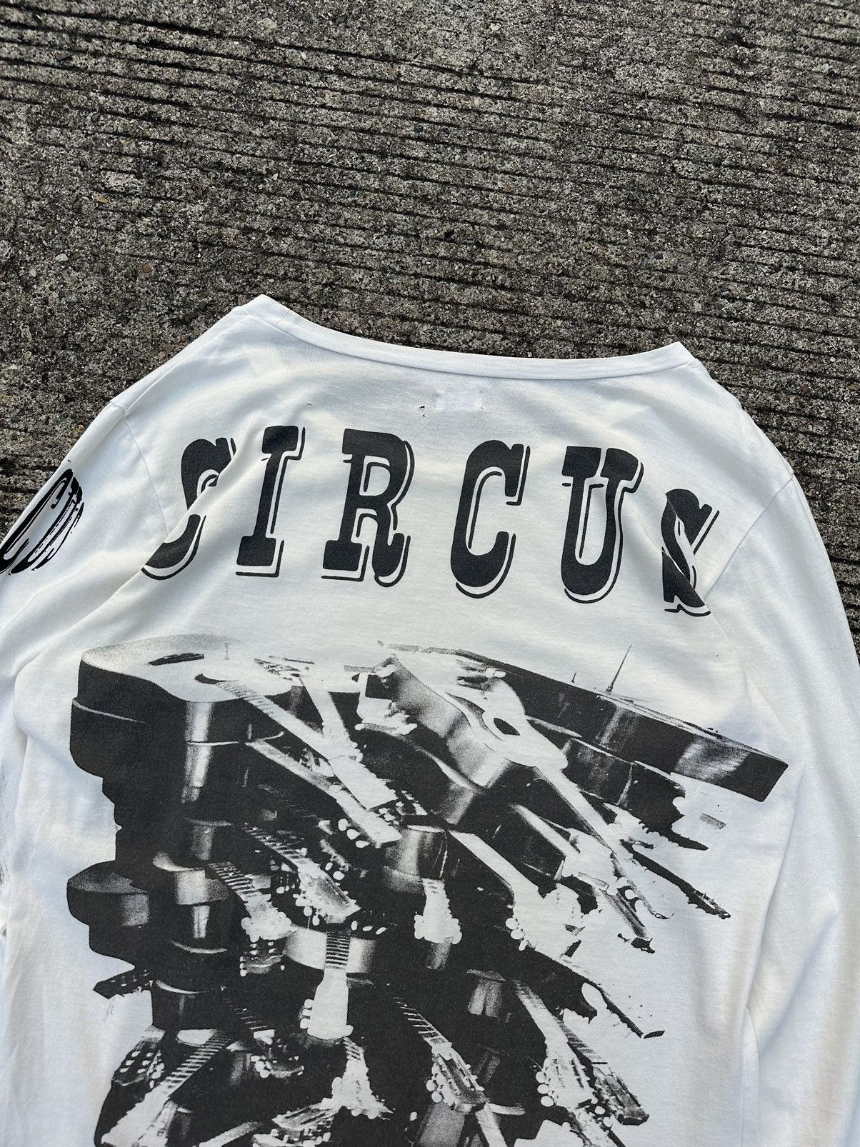 If Six Was Nine × Japanese Brand × Le Grande Bleu (L.G.B.) L.G.B. Circus Back Printed Long Sleeve Tee Size US M / EU 48-50 / 2 - 8 Thumbnail