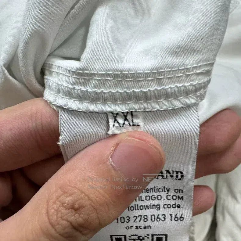 Stone Island Stone Island Single Pocket Washed Jacket White Size US XXL / EU 58 / 5 - 7 Thumbnail
